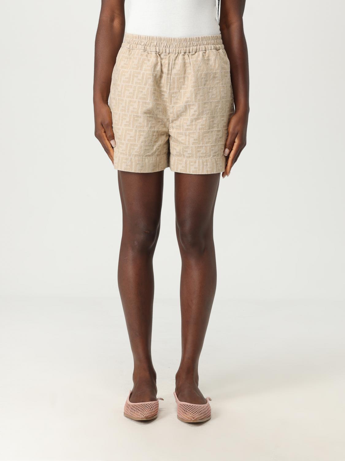 ショートパンツ FENDI Women Shorts  Burmudas FR6540ARU5F1NY8 Beige Fendi Shorts for Women | Online Sale up to 60% off | Lyst Canada