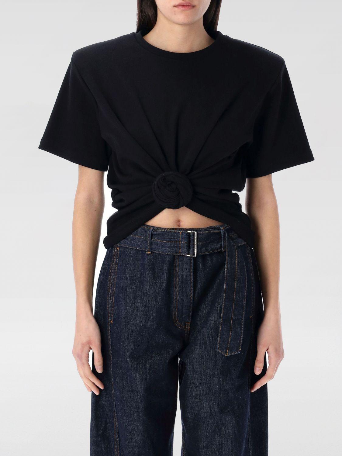 【関税込み】Magda Butrym ブラック ノット Tシャツ 28141601_57695627_1000.jpg