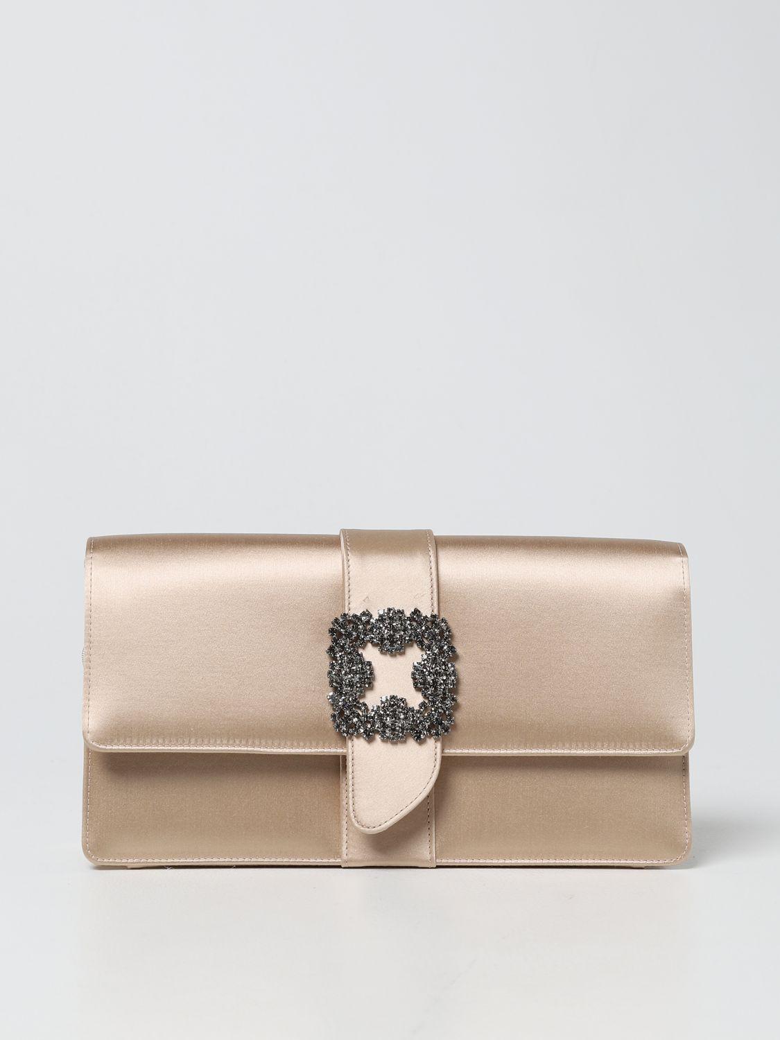 Manolo Blahnik Clutch in Nude (Natural 
