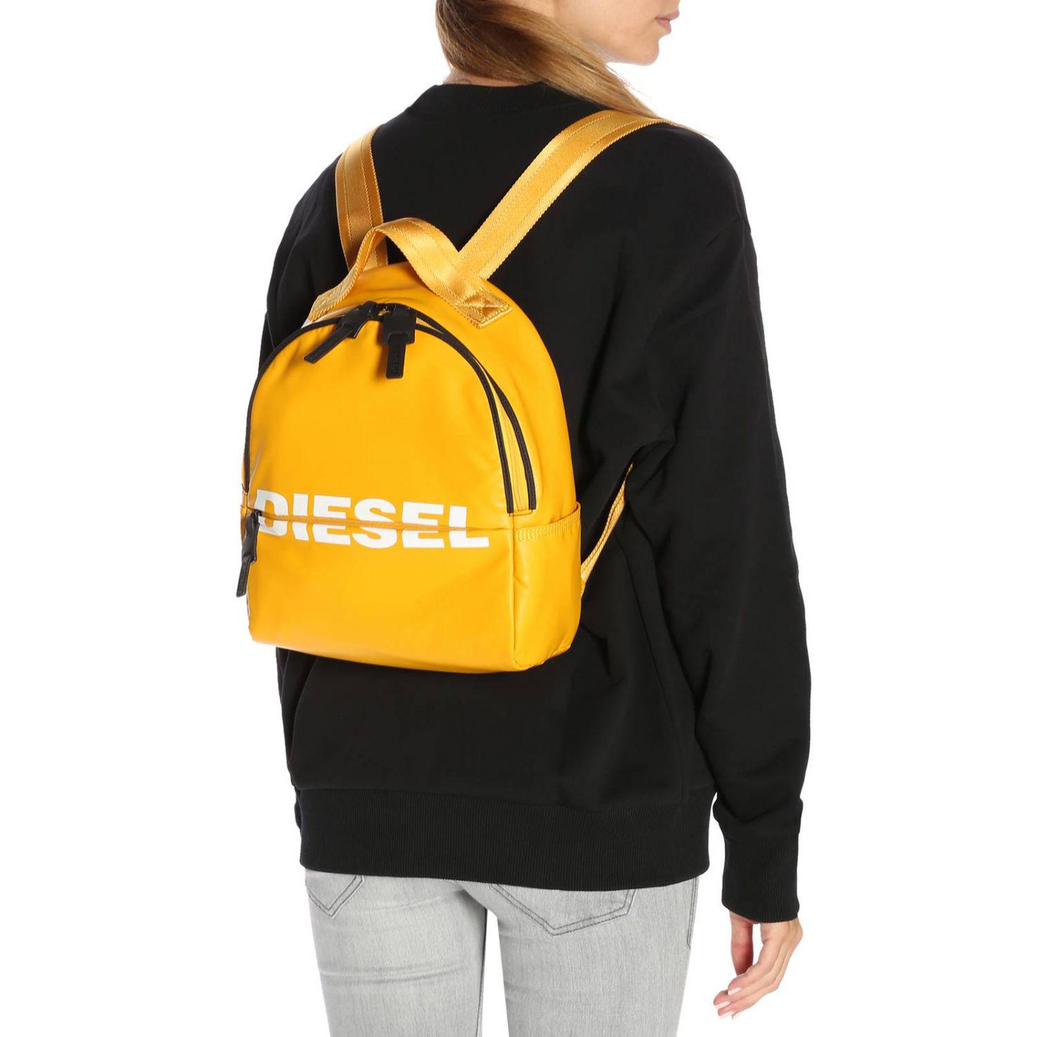 yellow backpack women's