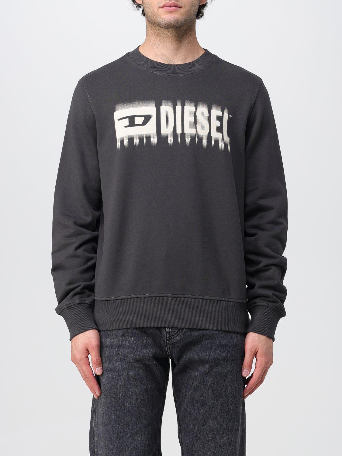 Diesel sweatshirt cheap grey