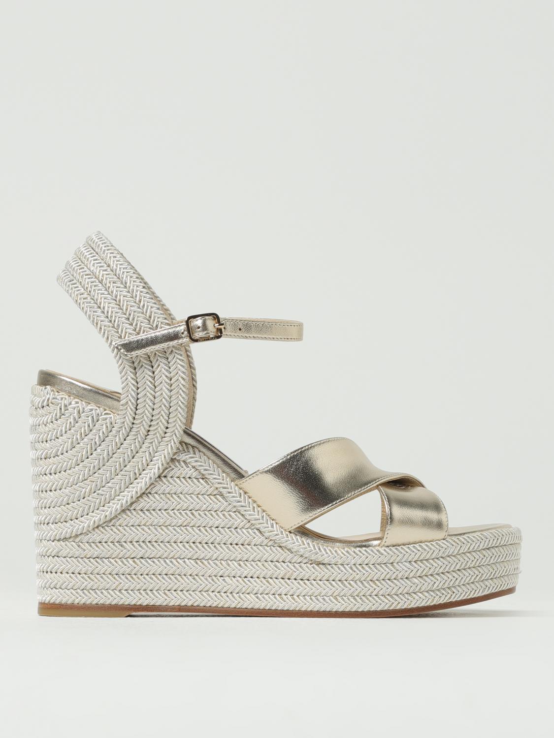 シューズ・サンダルその他 JIMMY CHOO Woman Wedge shoes Black AYLA110CTQ BLACK Women's Jimmy Choo Wedge Sandals Sale | Up to 70% Off | THE