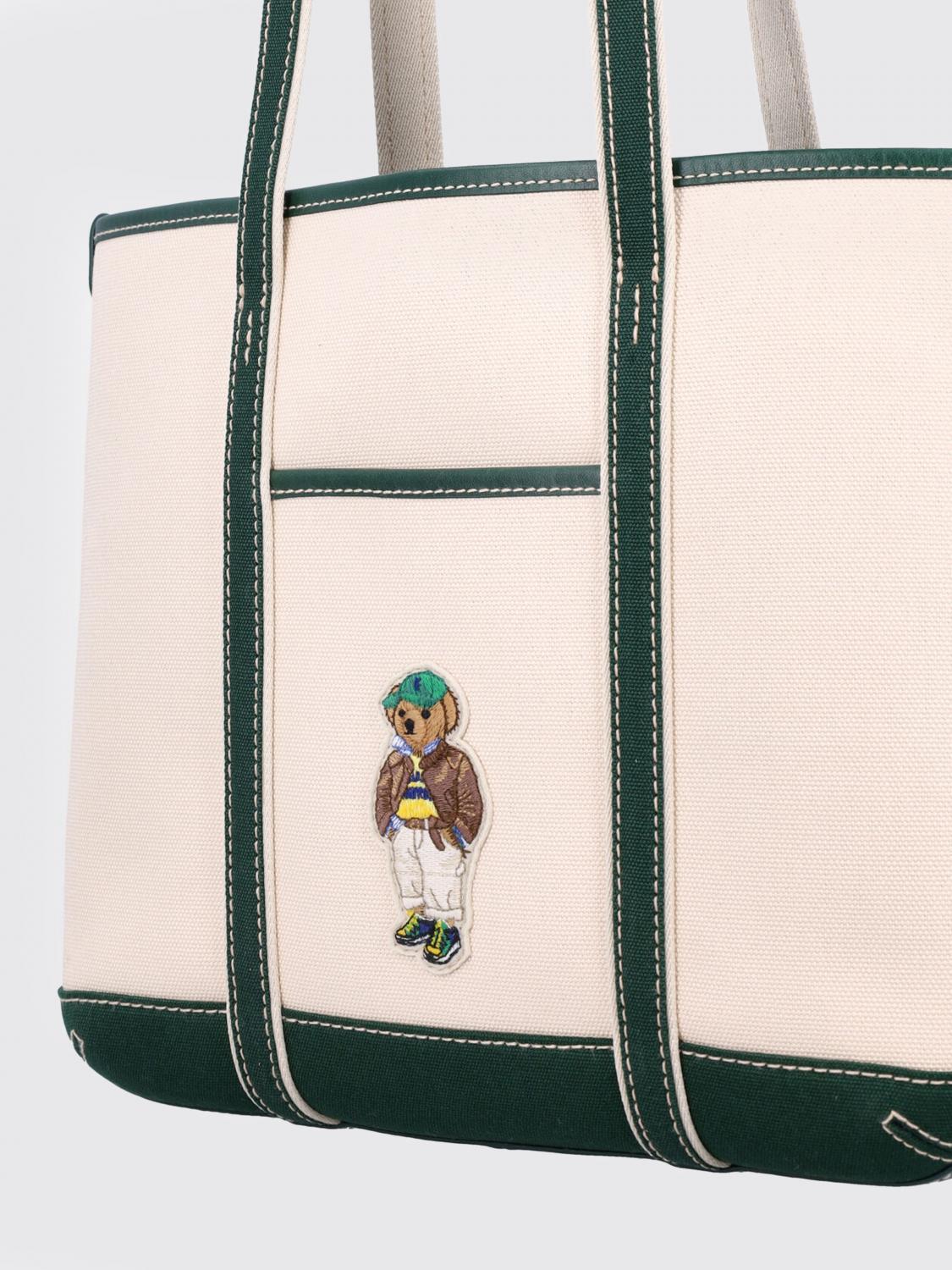 Polo Ralph Lauren Schultertasche Damen in Natur Lyst DE