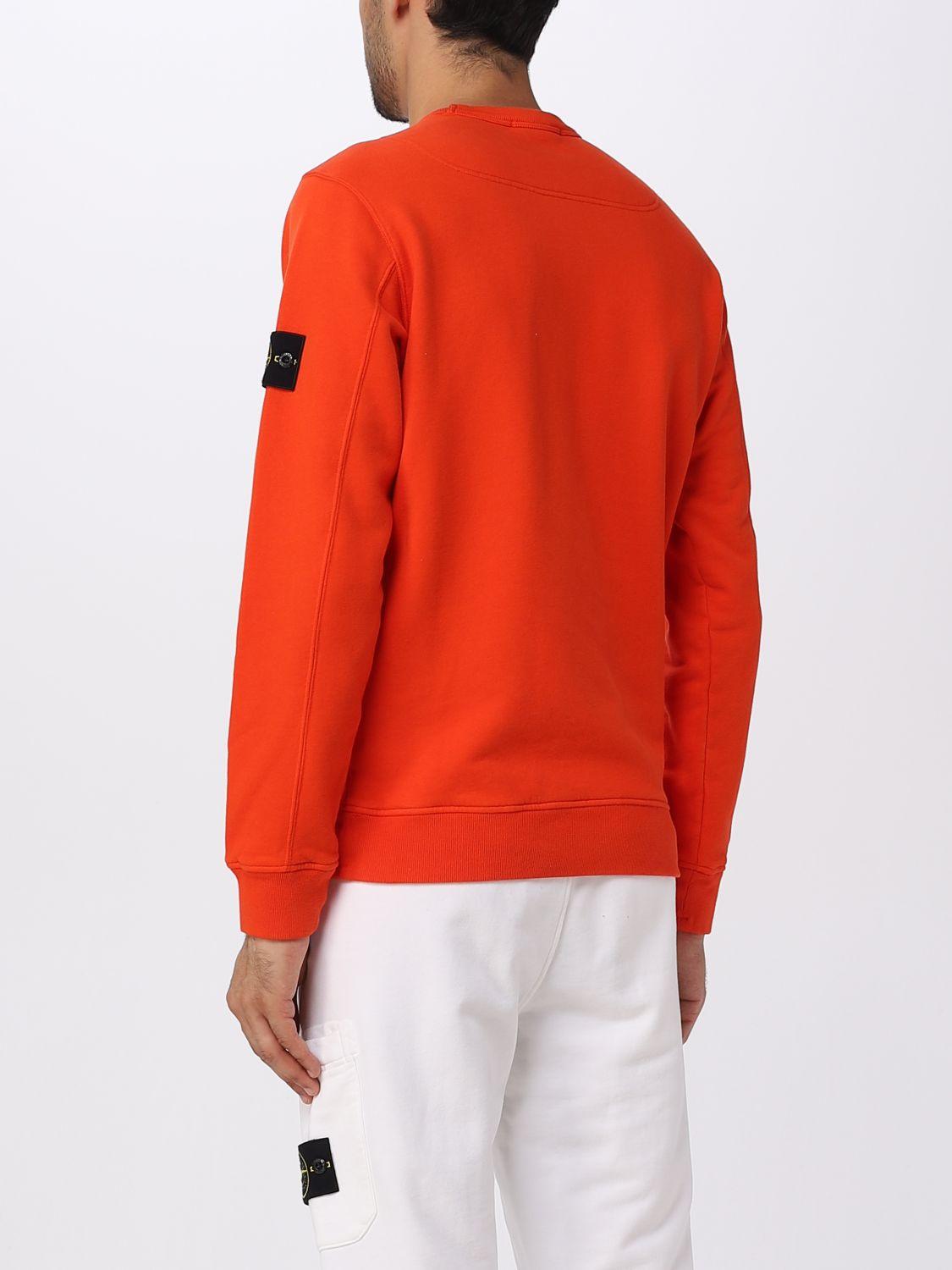 Stone Island Sweatshirt in Red for Men | Lyst