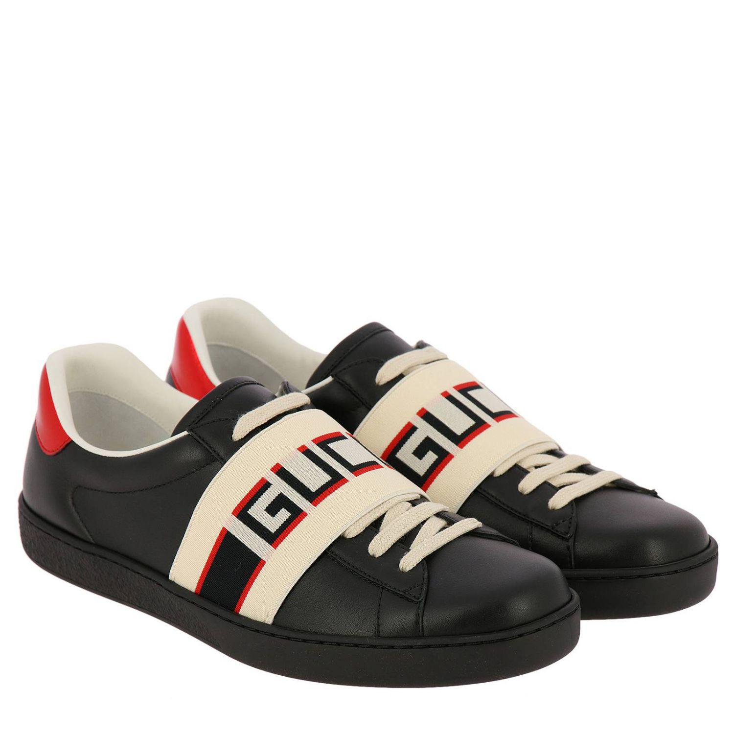 gucci black ace sneakers