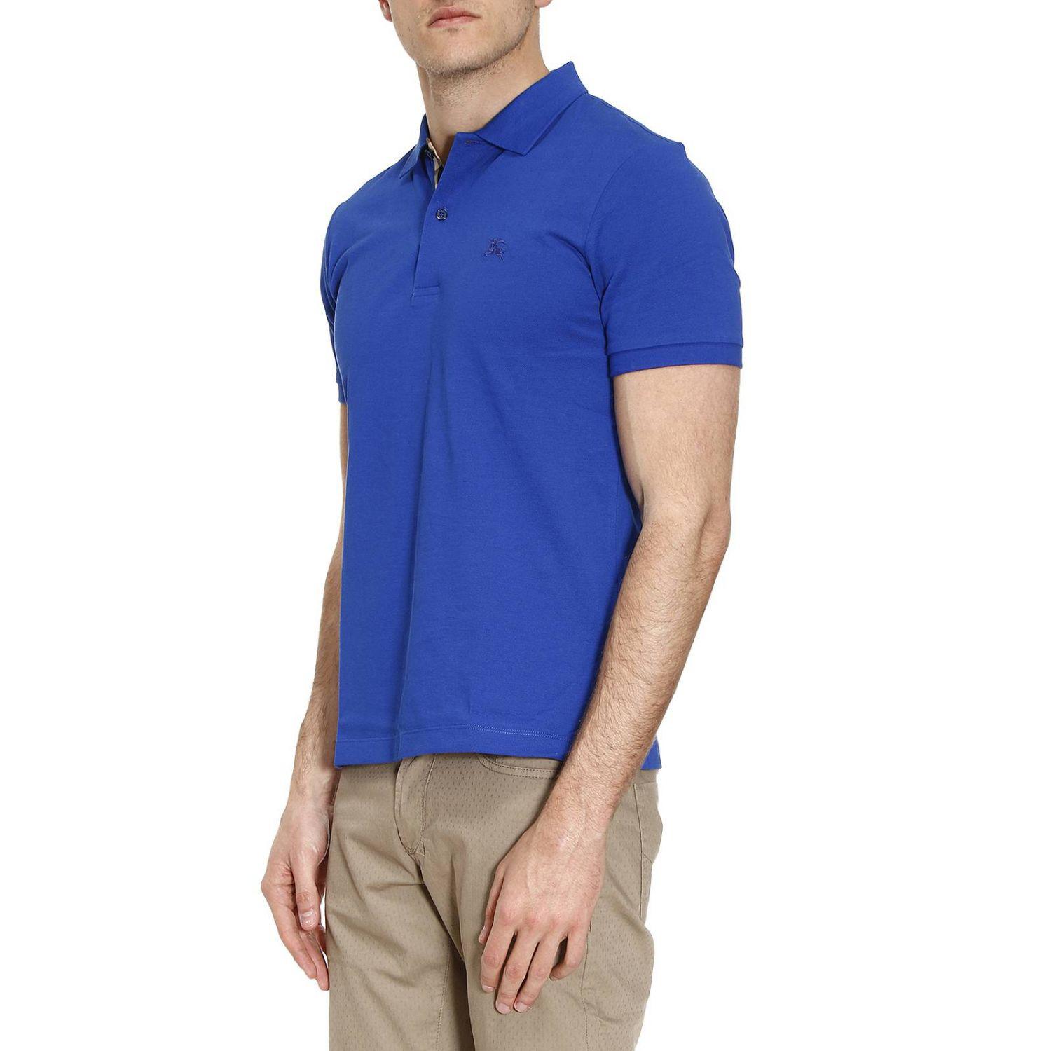 royal blue burberry shirt