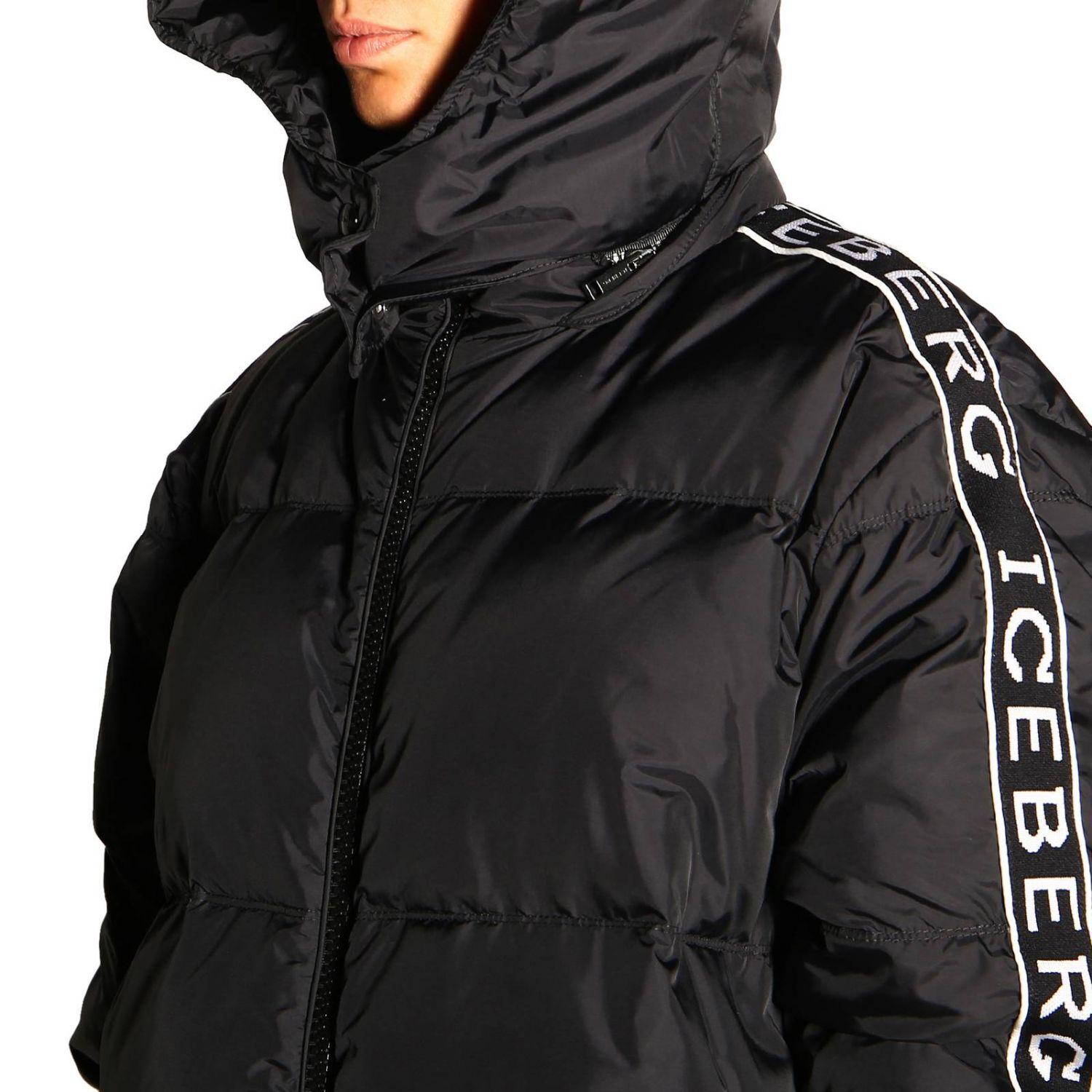 Iceberg Synthetic Women's Jacket in Black - Lyst
