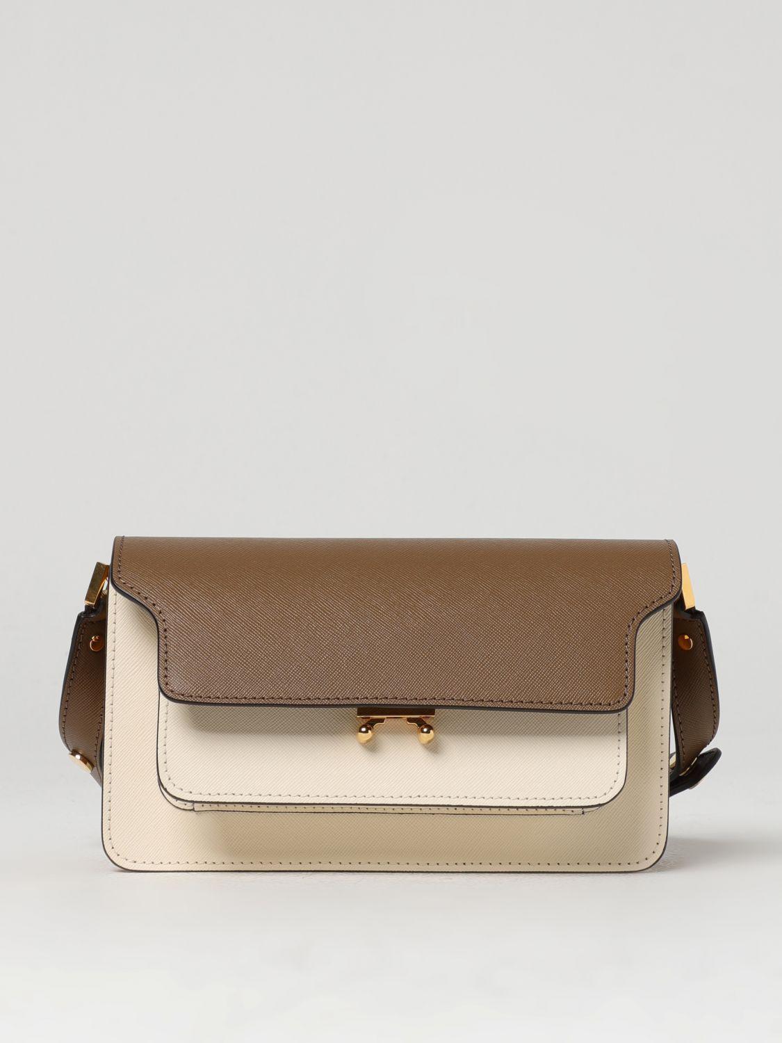 Marni Crossbody Bags in Natural | Lyst