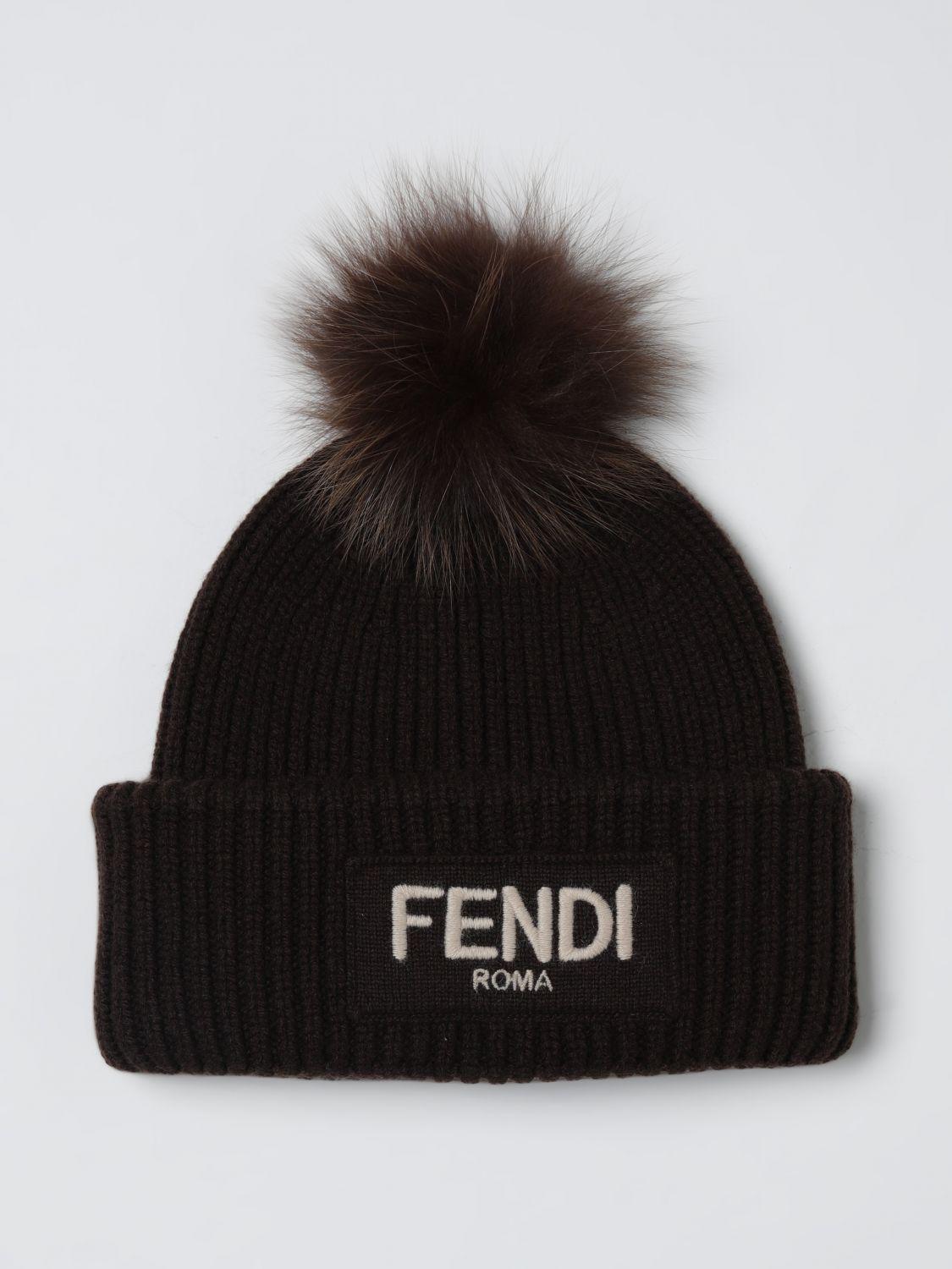 FENDI ビーニー ビーニー ウール ブラック | Fendi