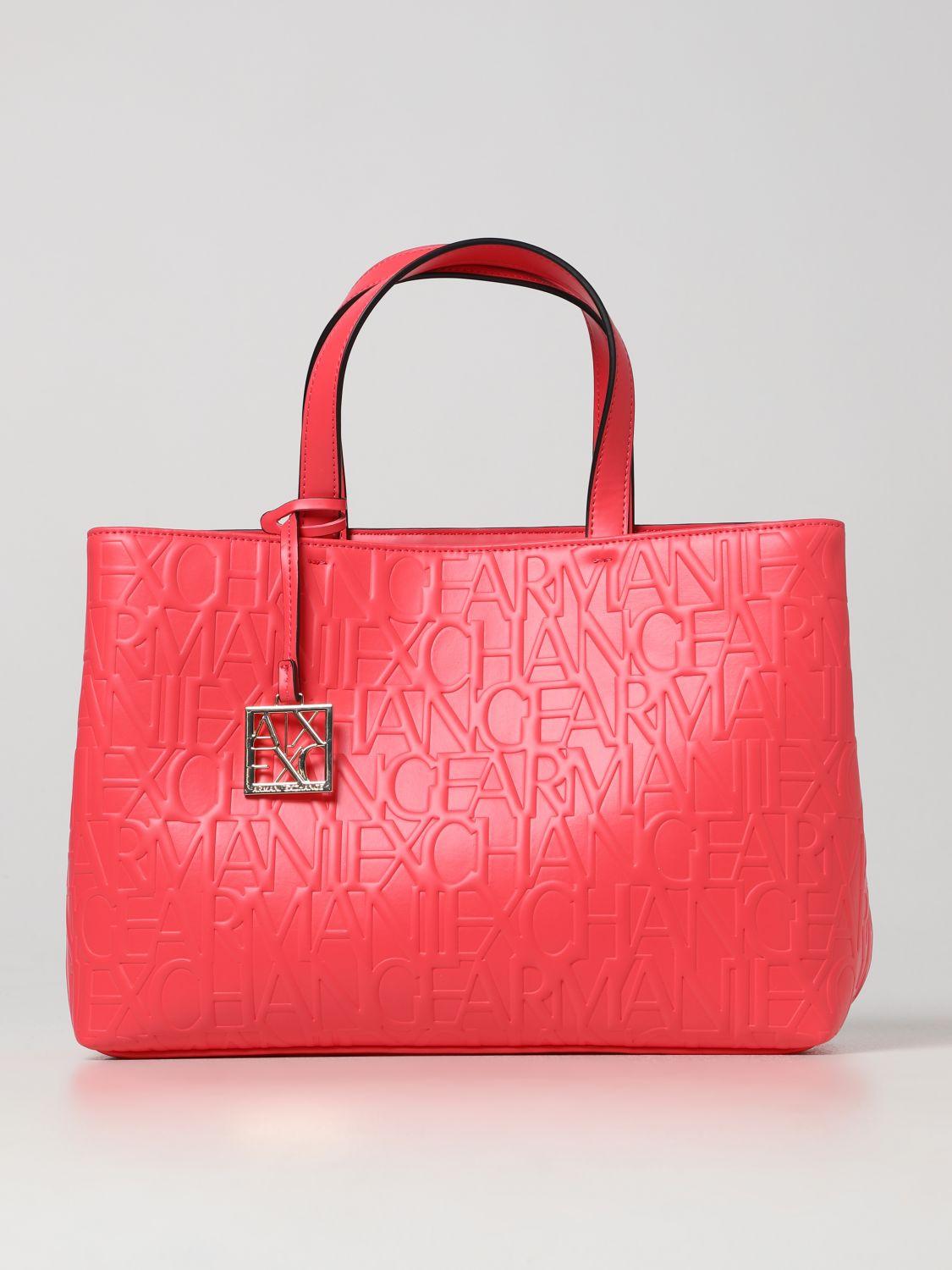 Armani Exchange Handbag in Pink | Lyst