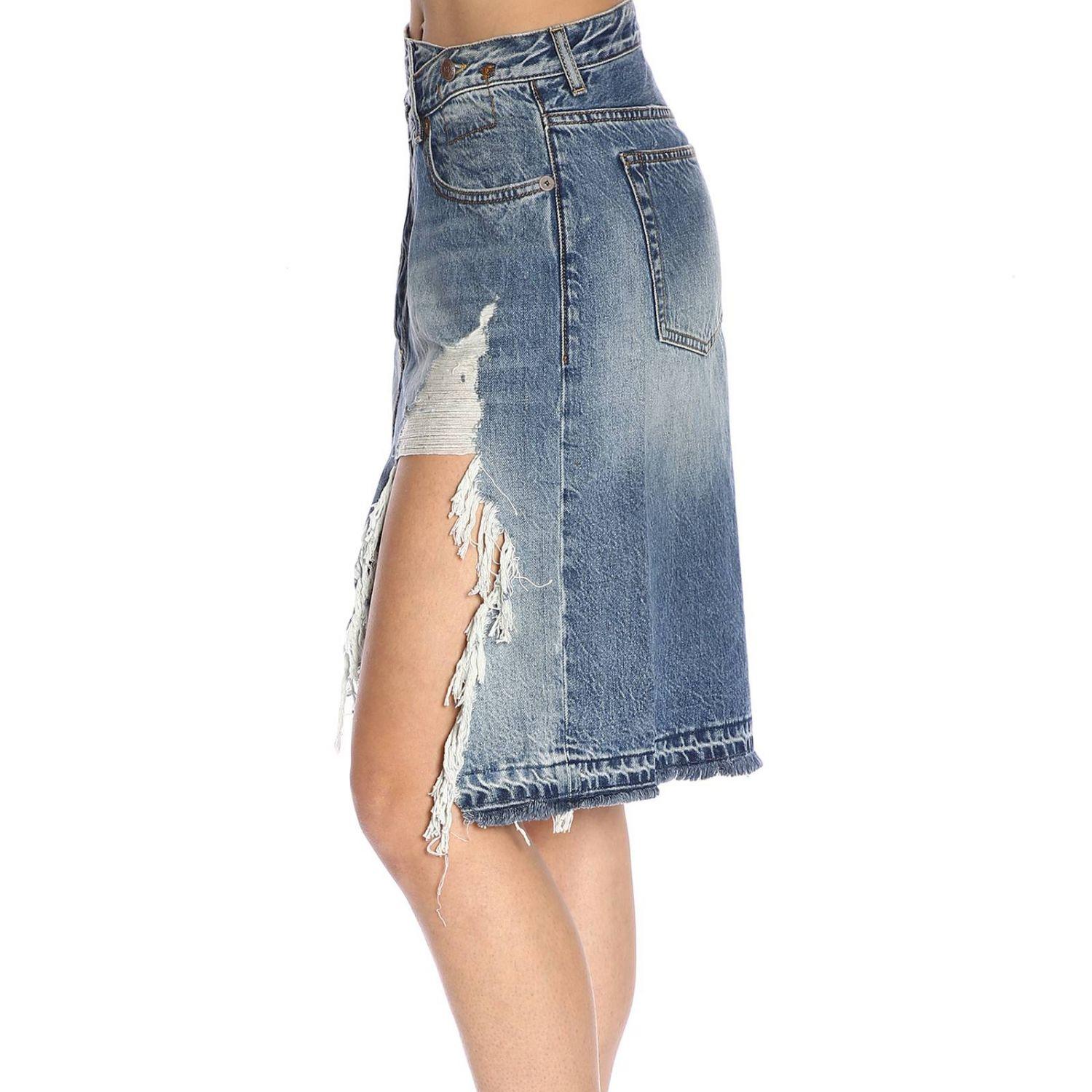 R13 Norbury Denim Skirt in Blue | Lyst