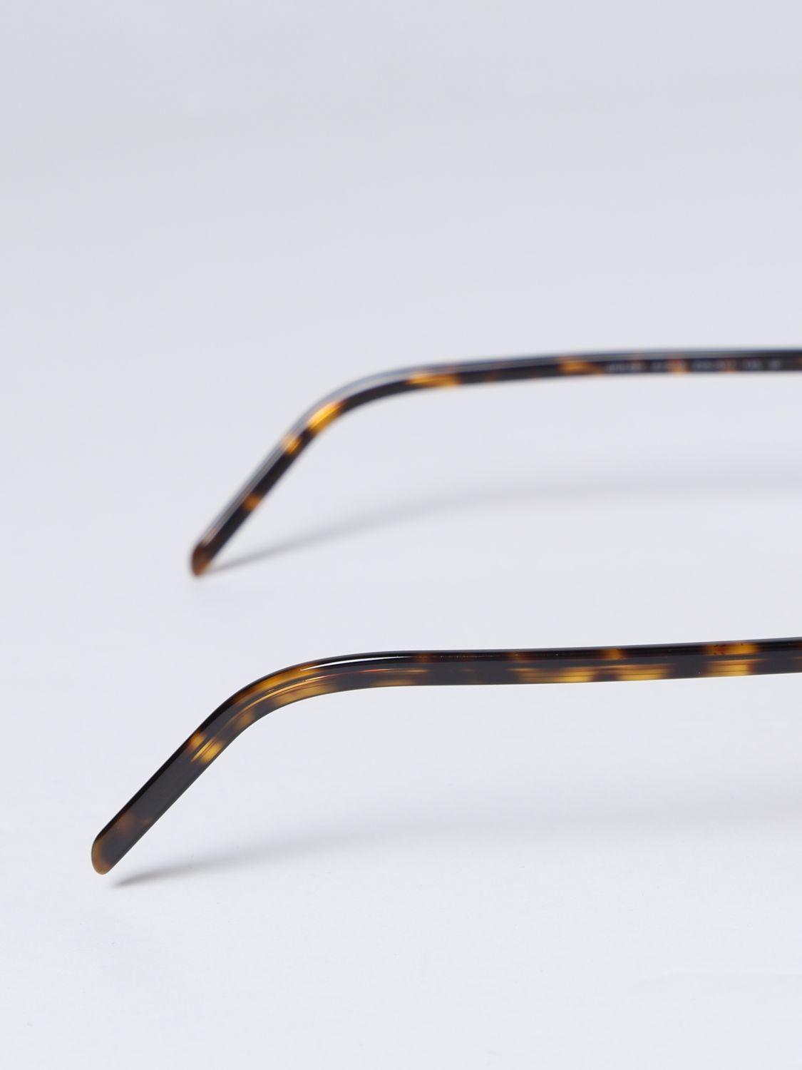 Prada Glasses in Metallic for Men | Lyst