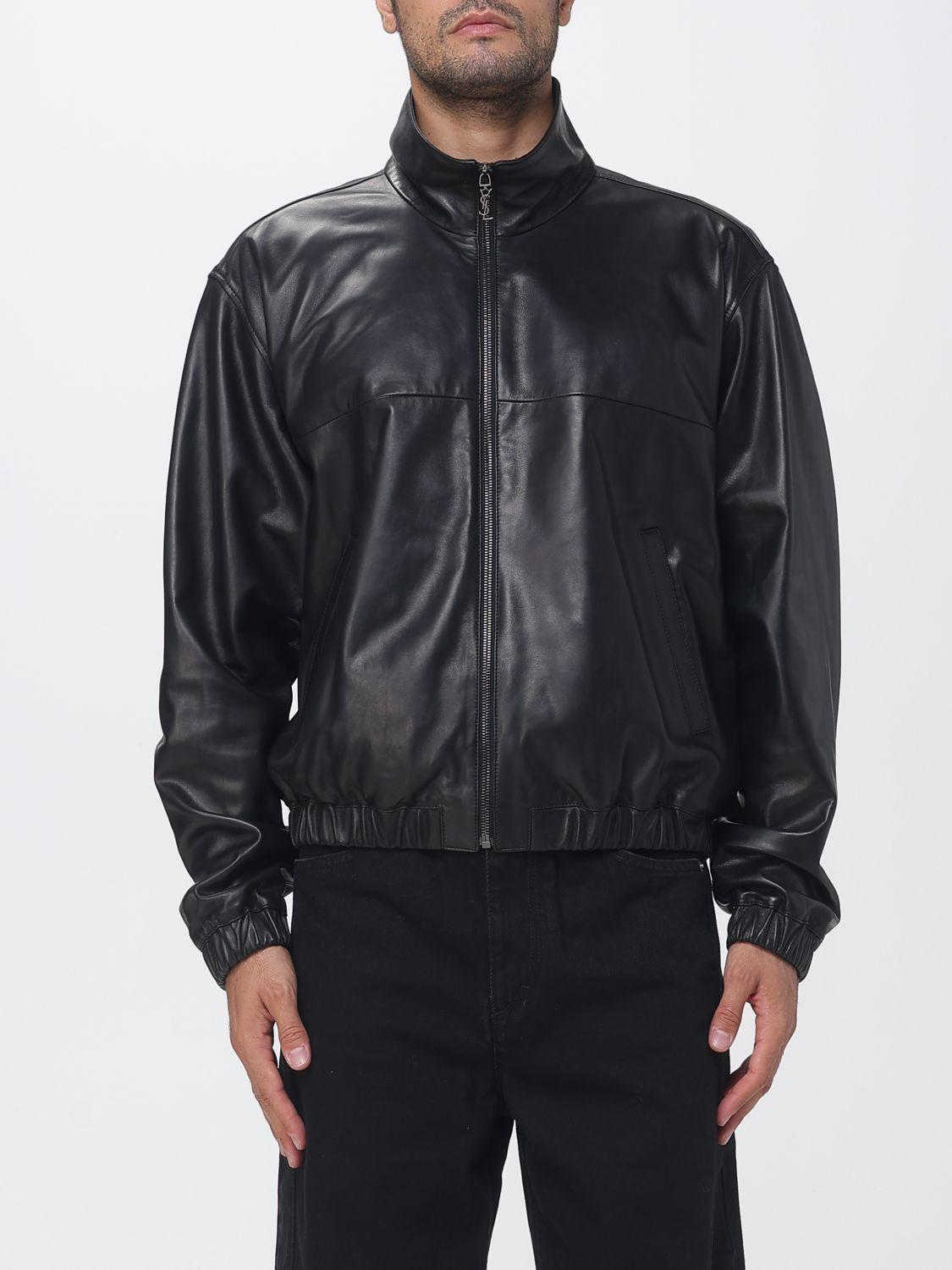 Men's Saint Laurent Leather jackets | Lyst