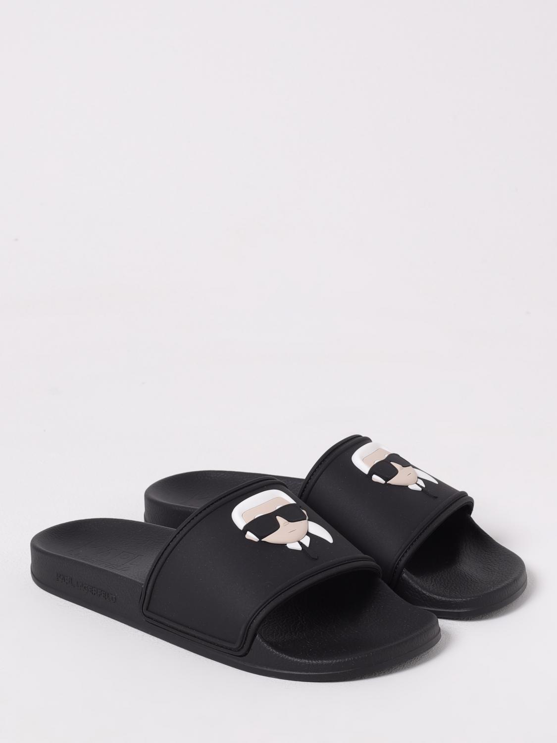 Karl Lagerfeld slides KARL LAGERFELD PARIS Jeslyn Cate Pins Embellished Slide  main image 4