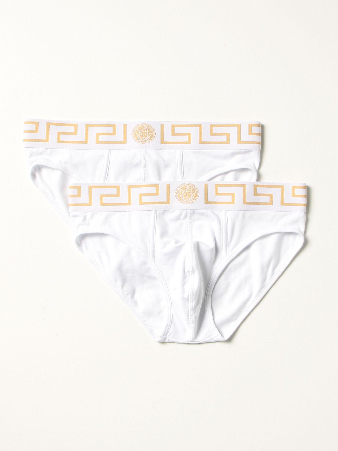 white versace briefs