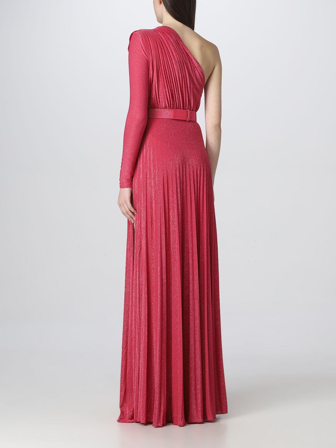 Elisabetta Franchi Dress in Red | Lyst
