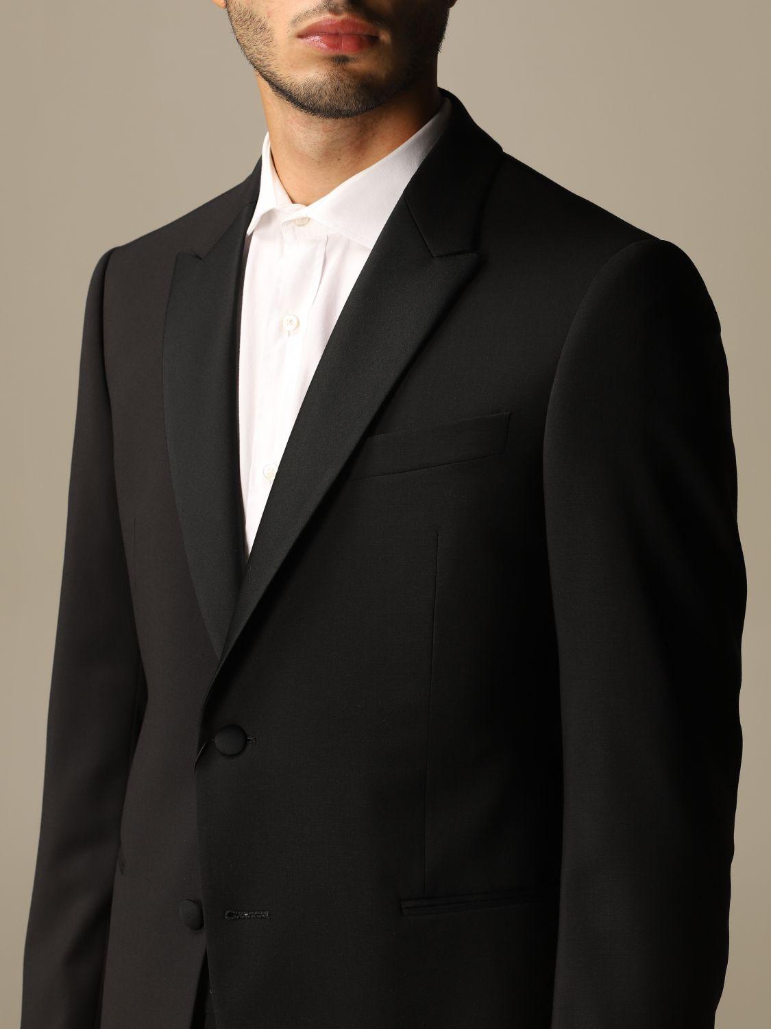 Emporio Armani Suit in Black for Men Lyst