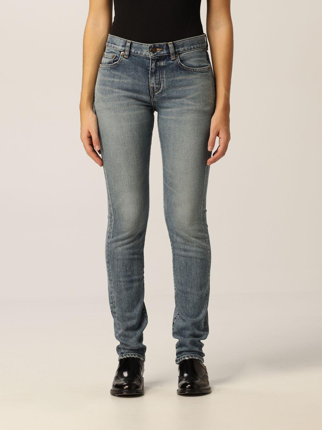 Saint Laurent Denim Jeans - Lyst