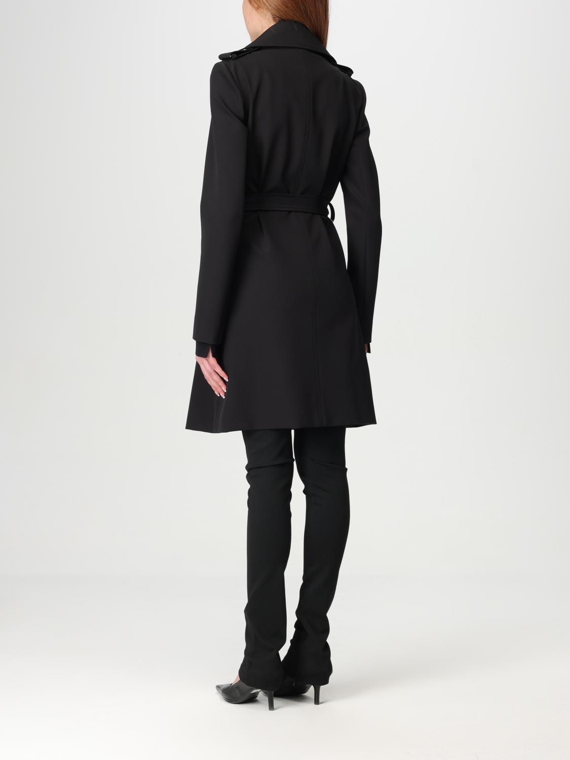 Patrizia Pepe Trench Coat Nylon Flared Trench Coat With Belt
