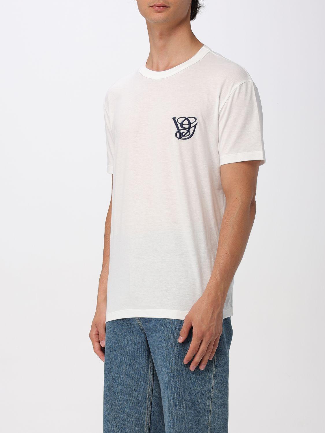 VALENTINO｜SHORT-SLEEVED ROUND NECK T-SHIRTS (2B3MG20V 7 Valentino Garavani Black Red VLTN Short Sleeve Crew Neck T