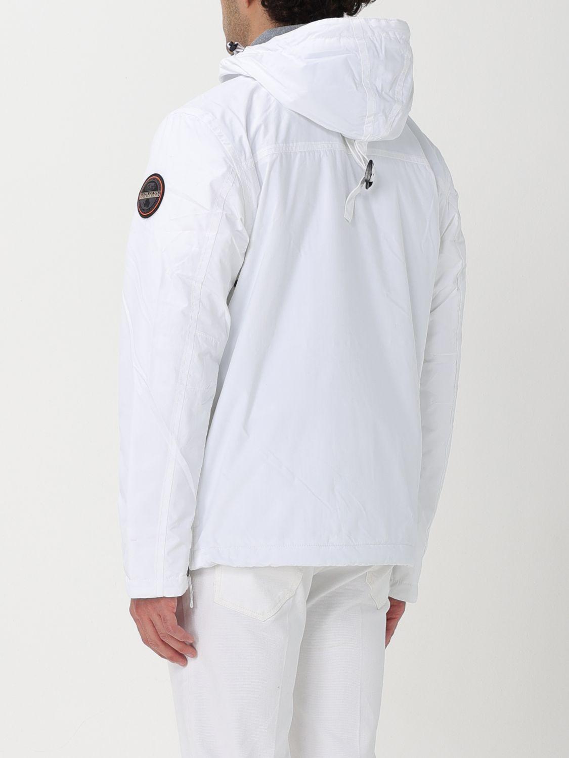 Napapijri Jacket in White for Men | Lyst
