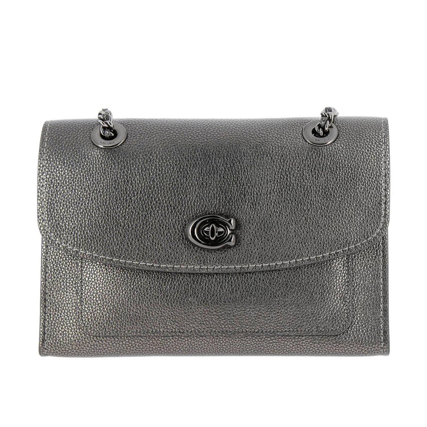 COACH Leather Crossbody Bags Shoulder Bag Women in Grey (Gray) - Lyst