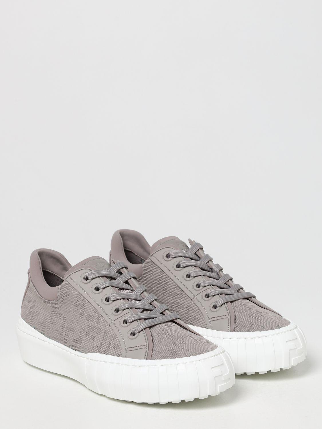 fendi silver sneakers
