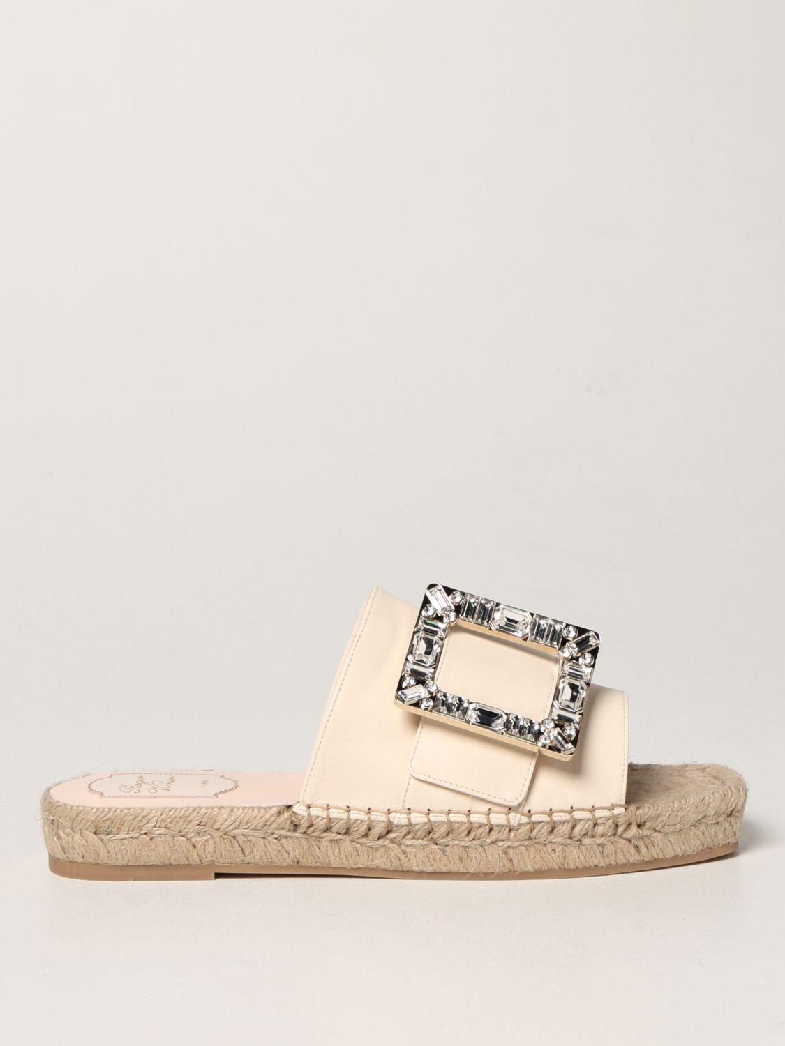 roger vivier flat sandals