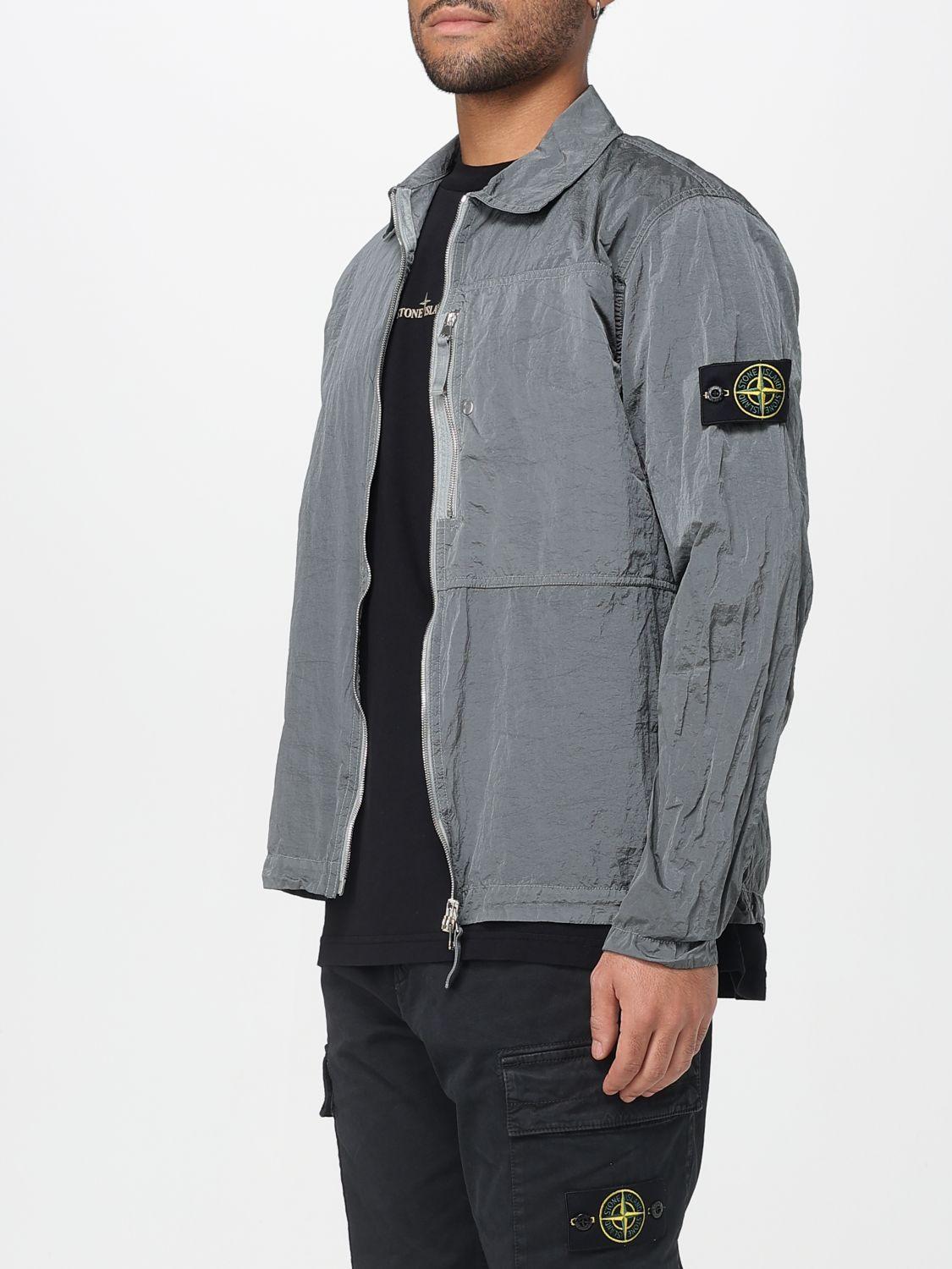 Giglio Stone Island Grey Shorts STONE ISLAND: Short Men Dust Stone