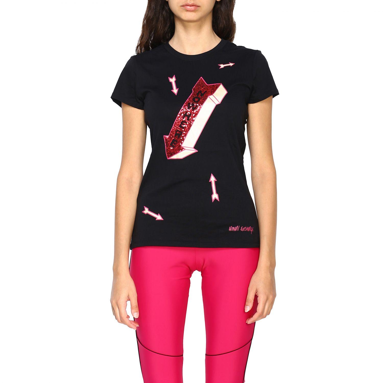 ladies armani exchange t shirt