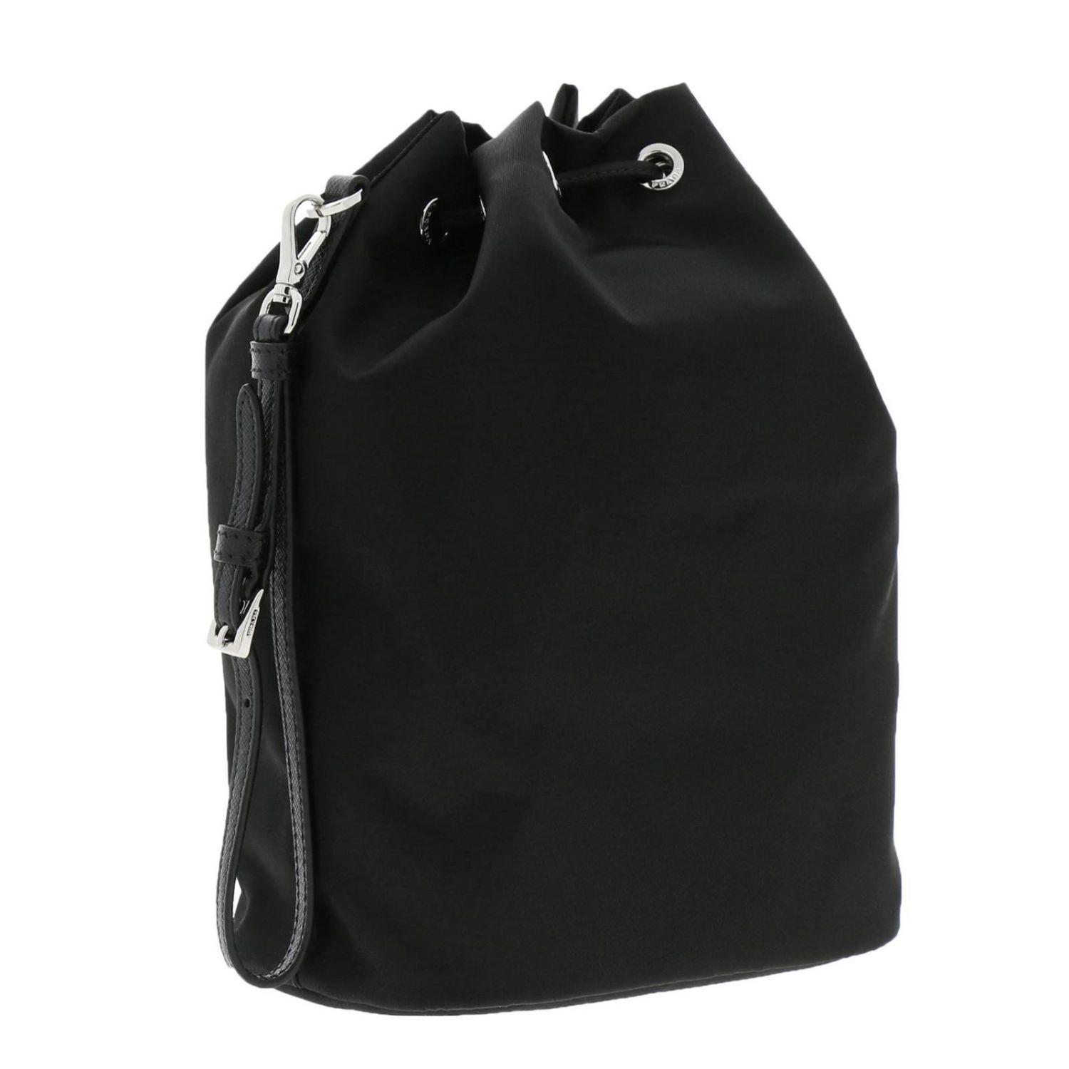 prada logo sailcloth container