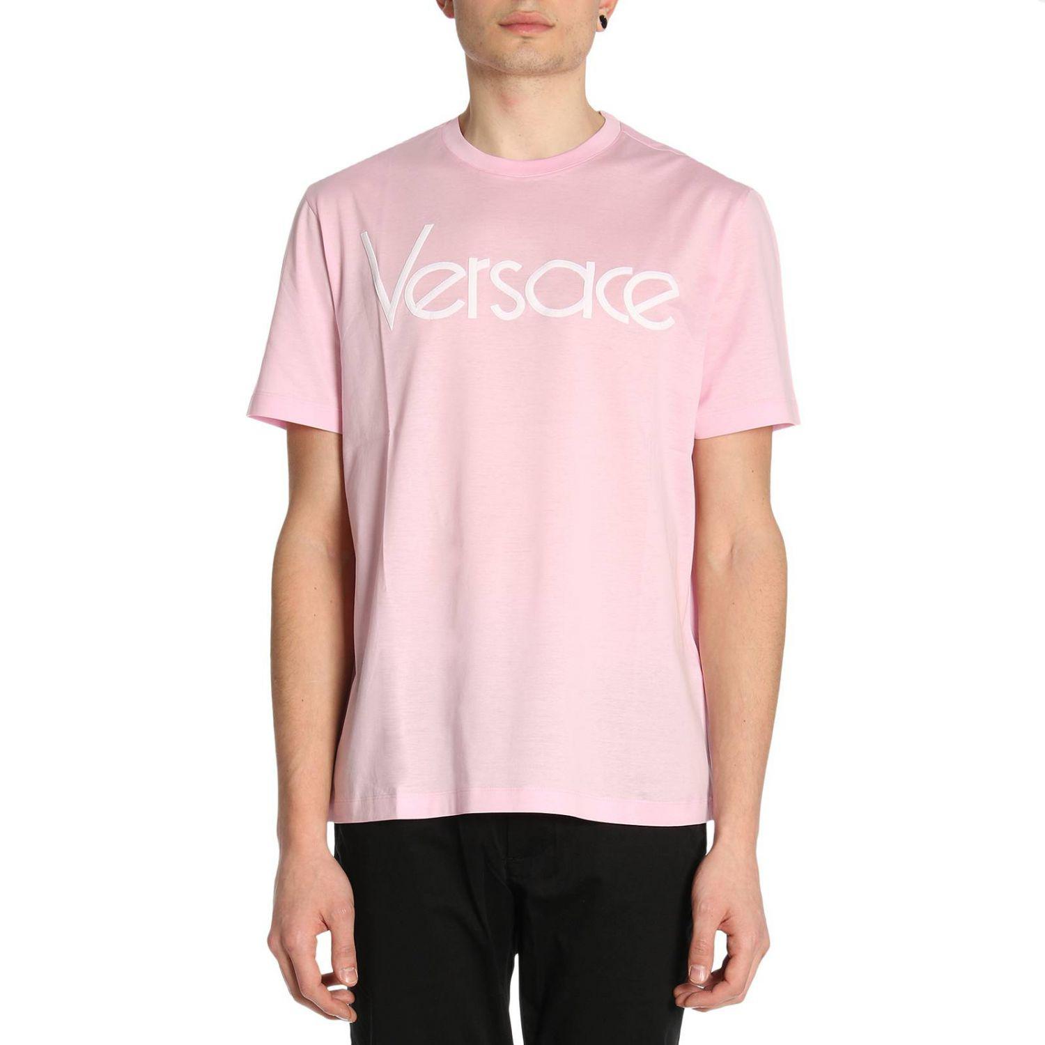 versace pink shirt mens