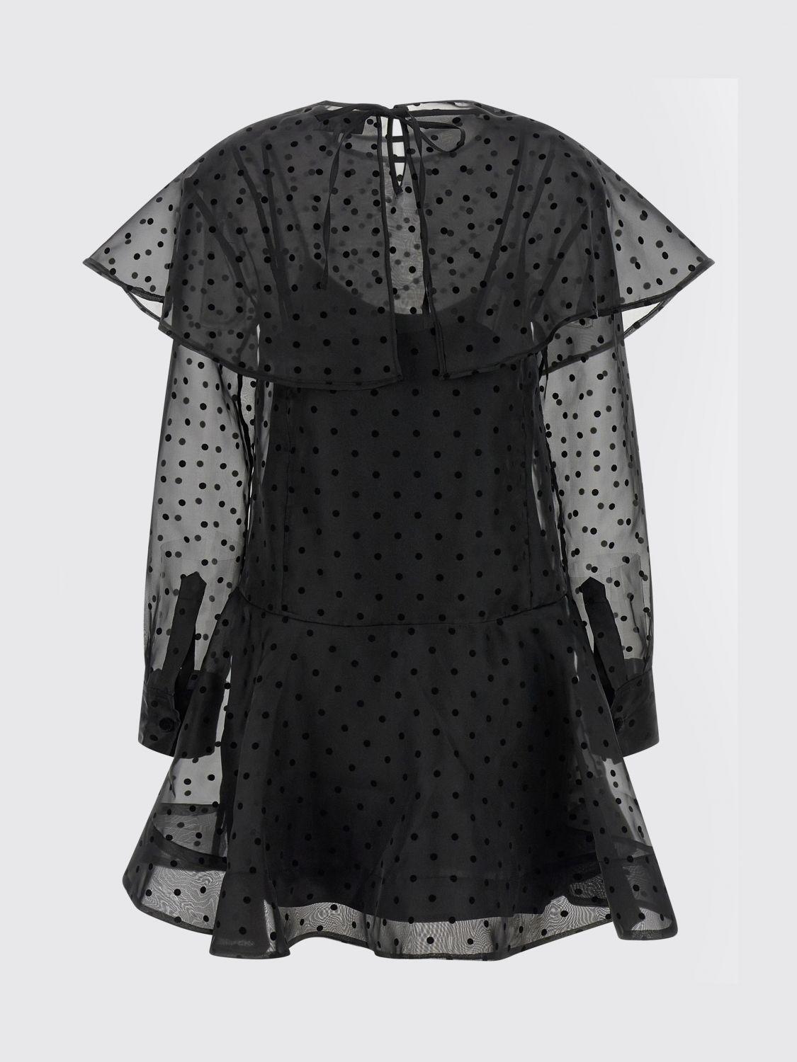 ganni dot mesh dress $290 GANNI Tilden Mesh Eclipse Floral Print