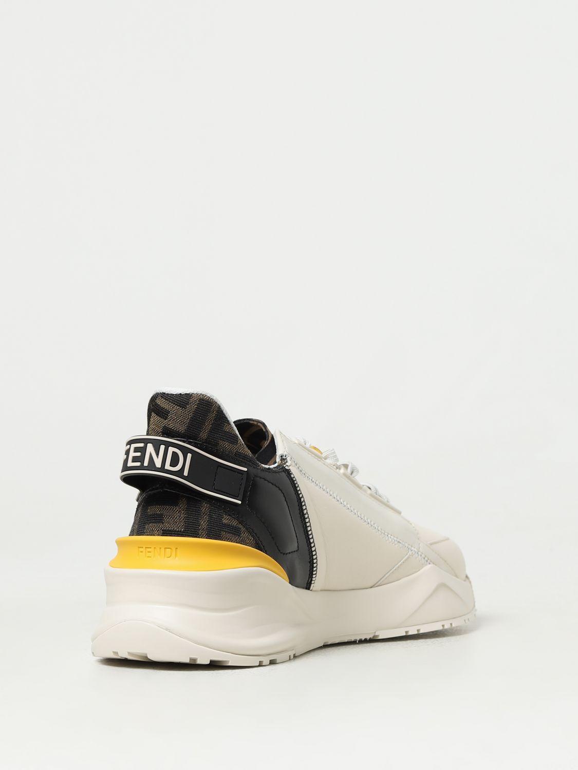 Fendi white cheap trainers