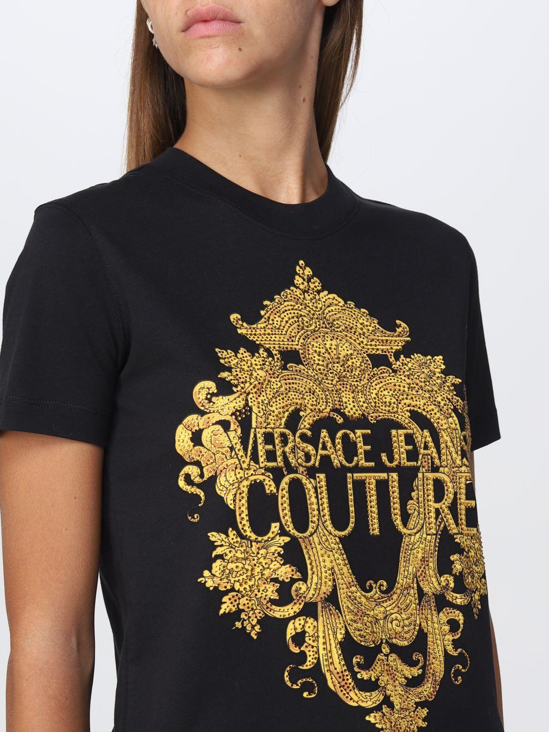 Versace Jeans Couture T-shirt in Black | Lyst UK