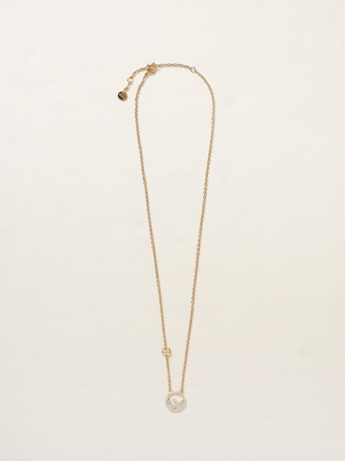 ネックレス・ペンダント FENDI NECKLACE (8AK951ALI0 F1BDE) Forever Fendi necklace Gold finish Brown | Fendi