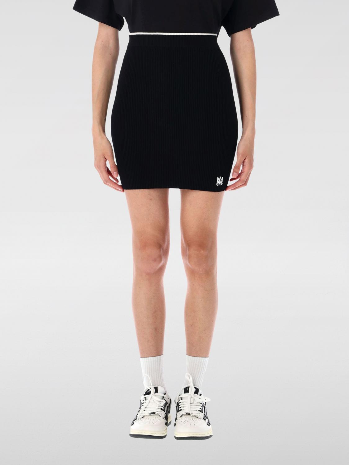 ワンピース AMIRI Women Mid Skirts KNRS1008 BLACK Black Amiri Skirts for Women | Online Sale up to 89% off | Lyst