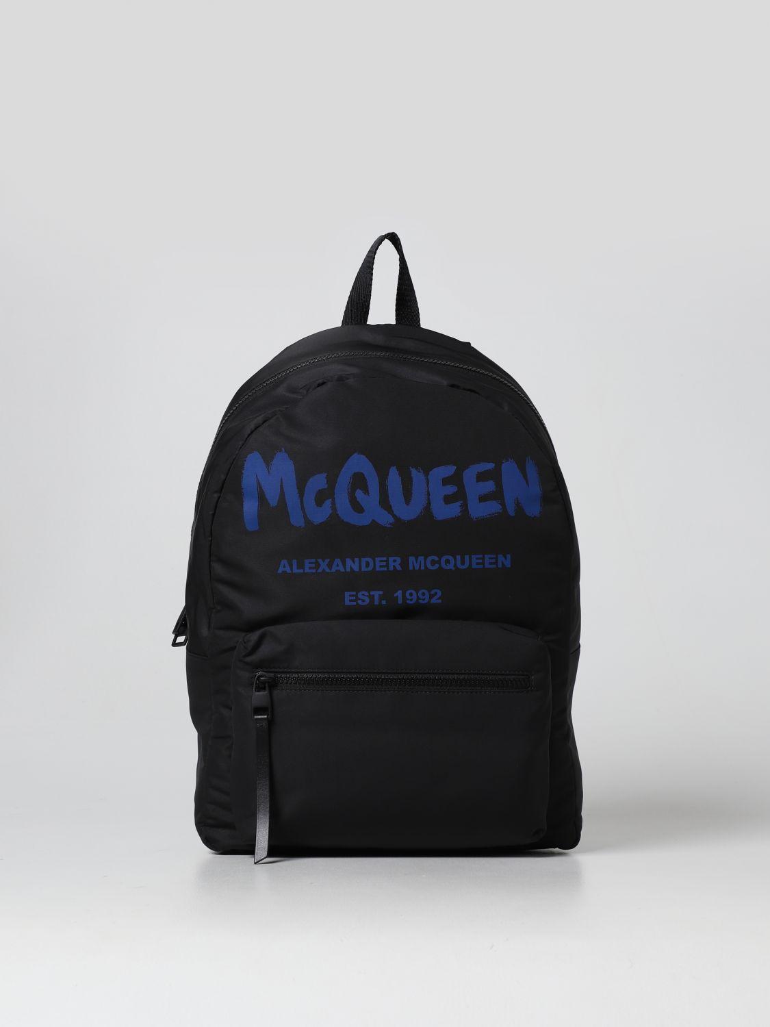 Alexander McQueen Backpack in Black (Blue) for Men Lyst