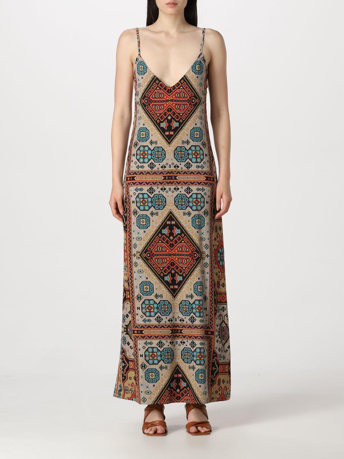 Maxi dresses Pierre-Louis Mascia - Printed silk long dress