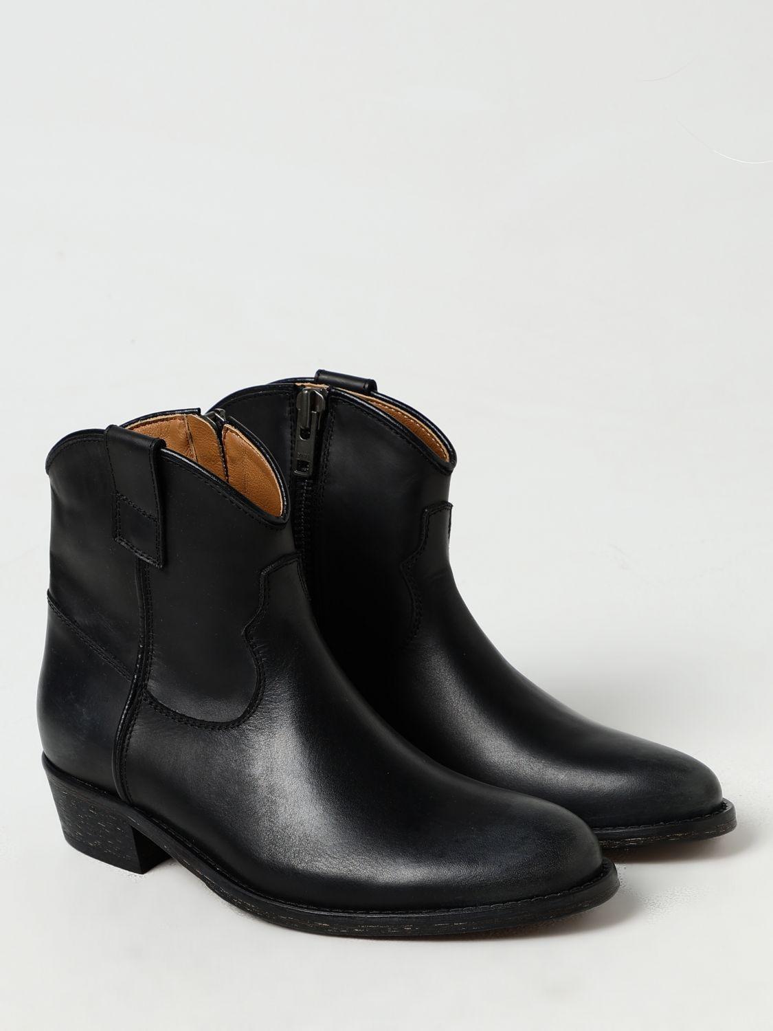 Via Roma 15 Texan 60mm leather ankle boots - Black