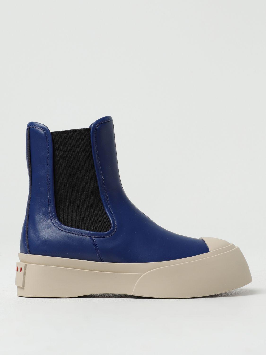 marni leather ankle boots