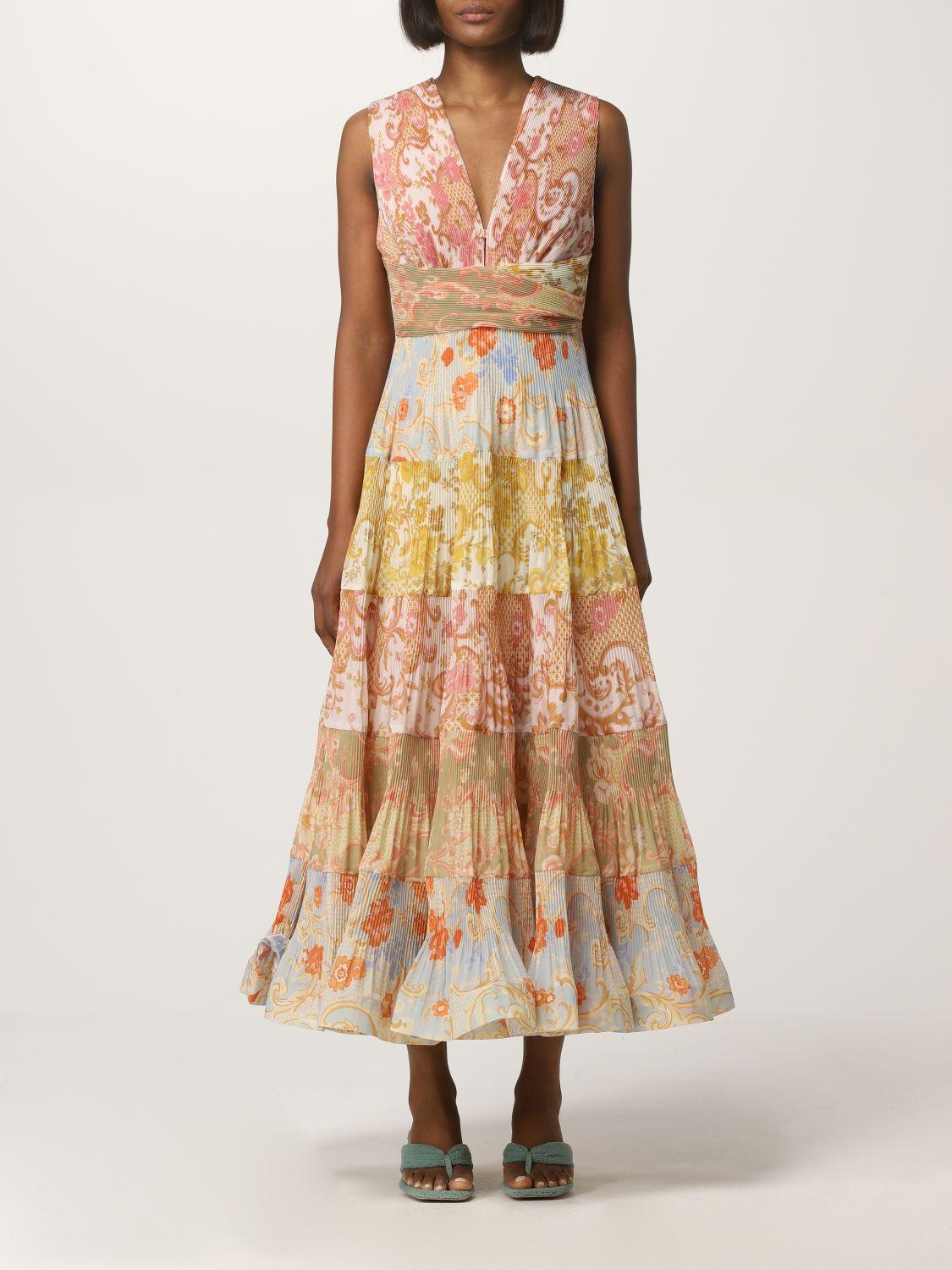 Zimmermann Postcard Pleated Dress Lyst