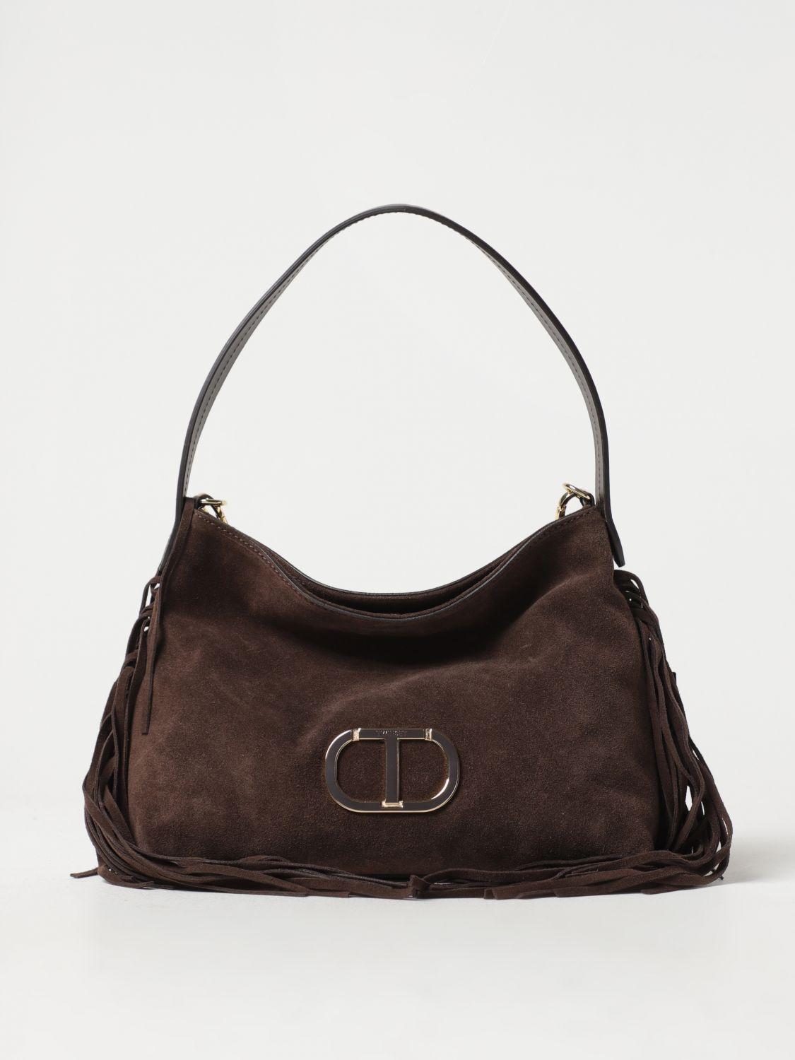 Twin Set Shoulder Bag in Brown | Lyst