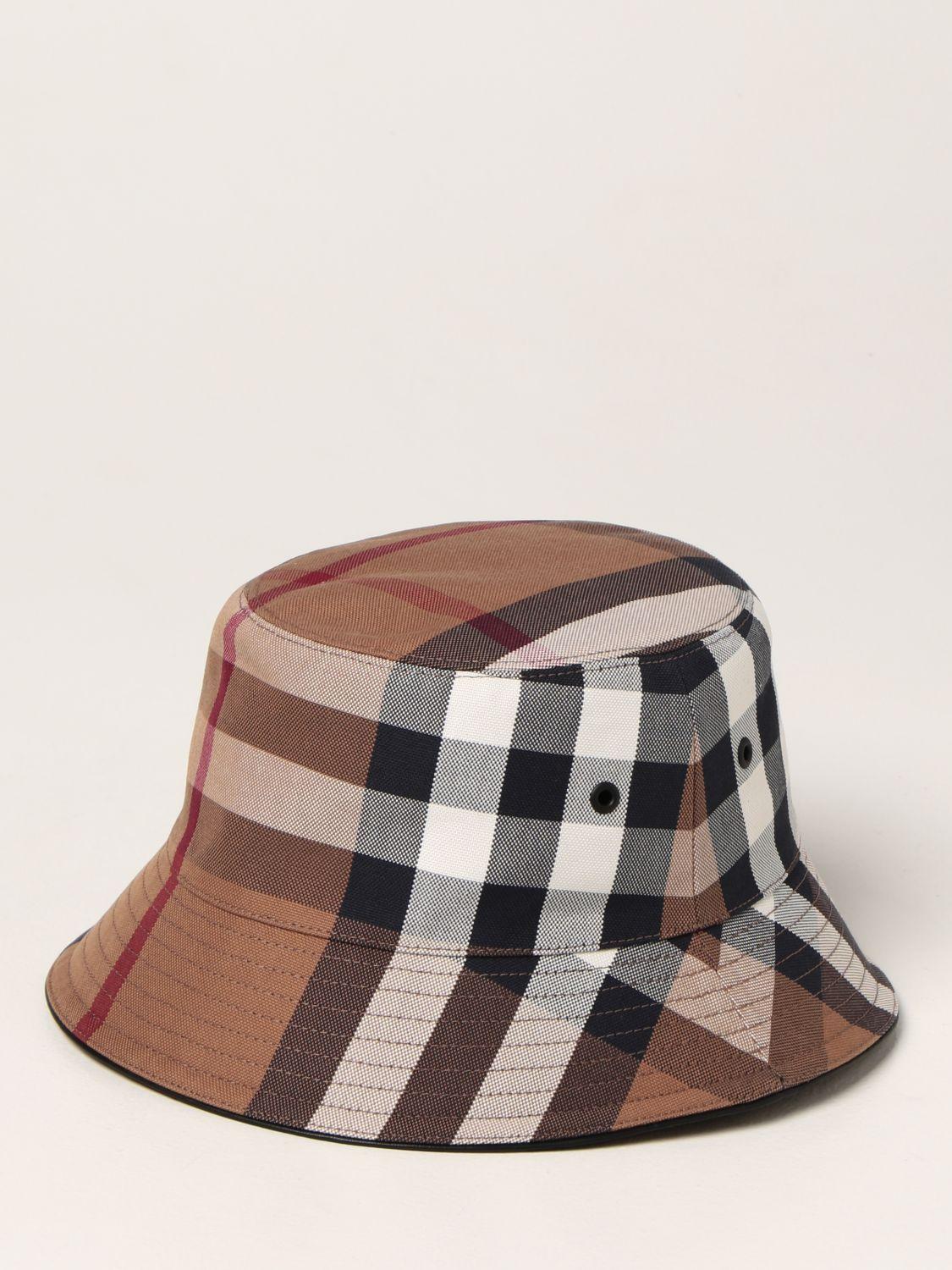 Burberry Tartan Cotton Bucket Hat for Men | Lyst
