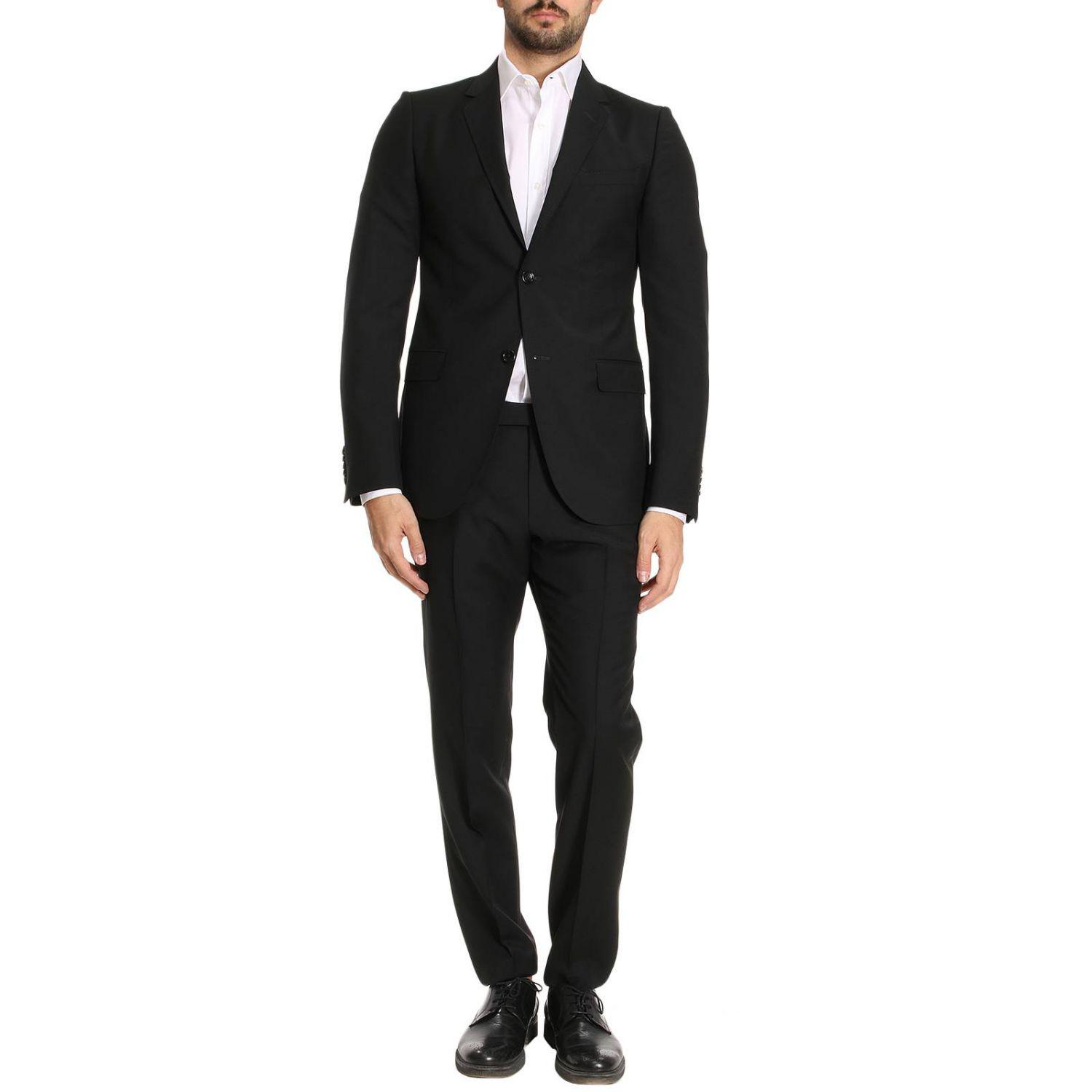 Gucci Wool Suit Men in Black for Men - Lyst