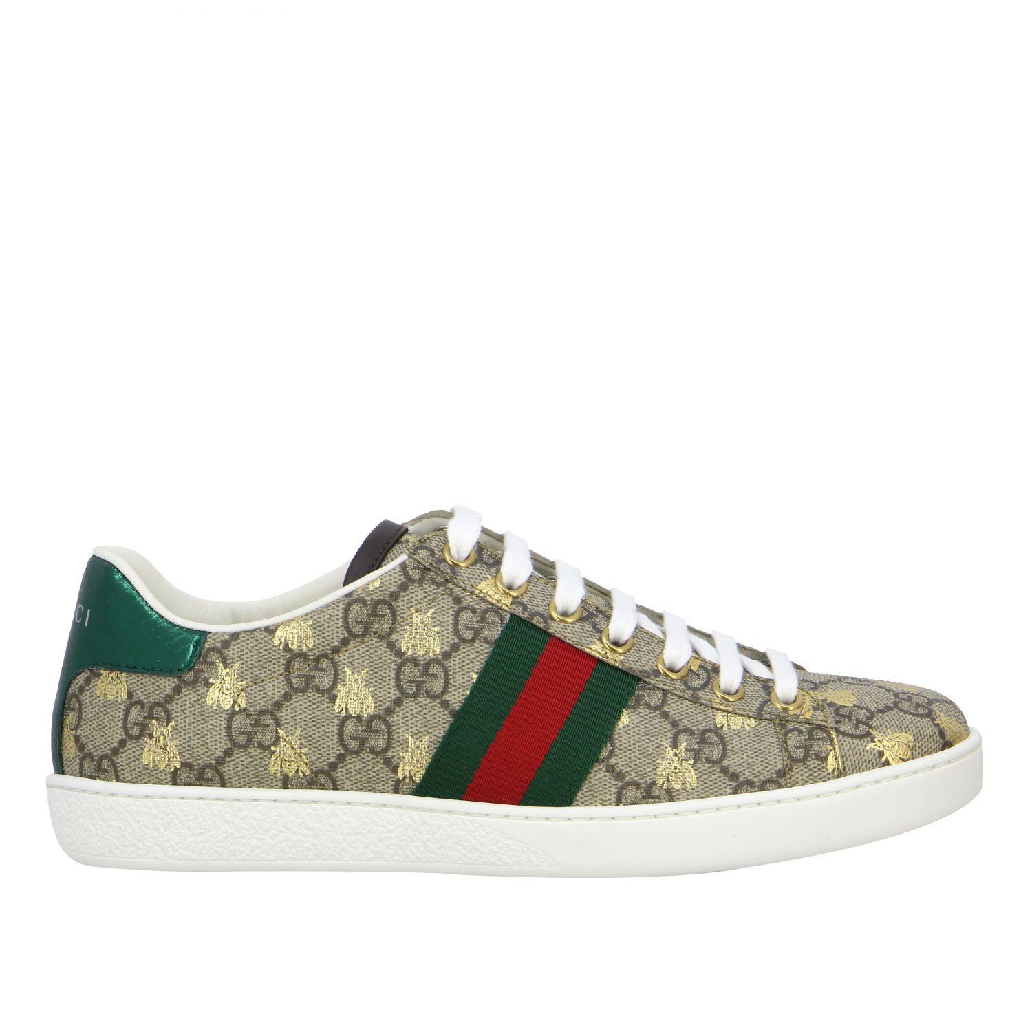 gucci ace gg trainers