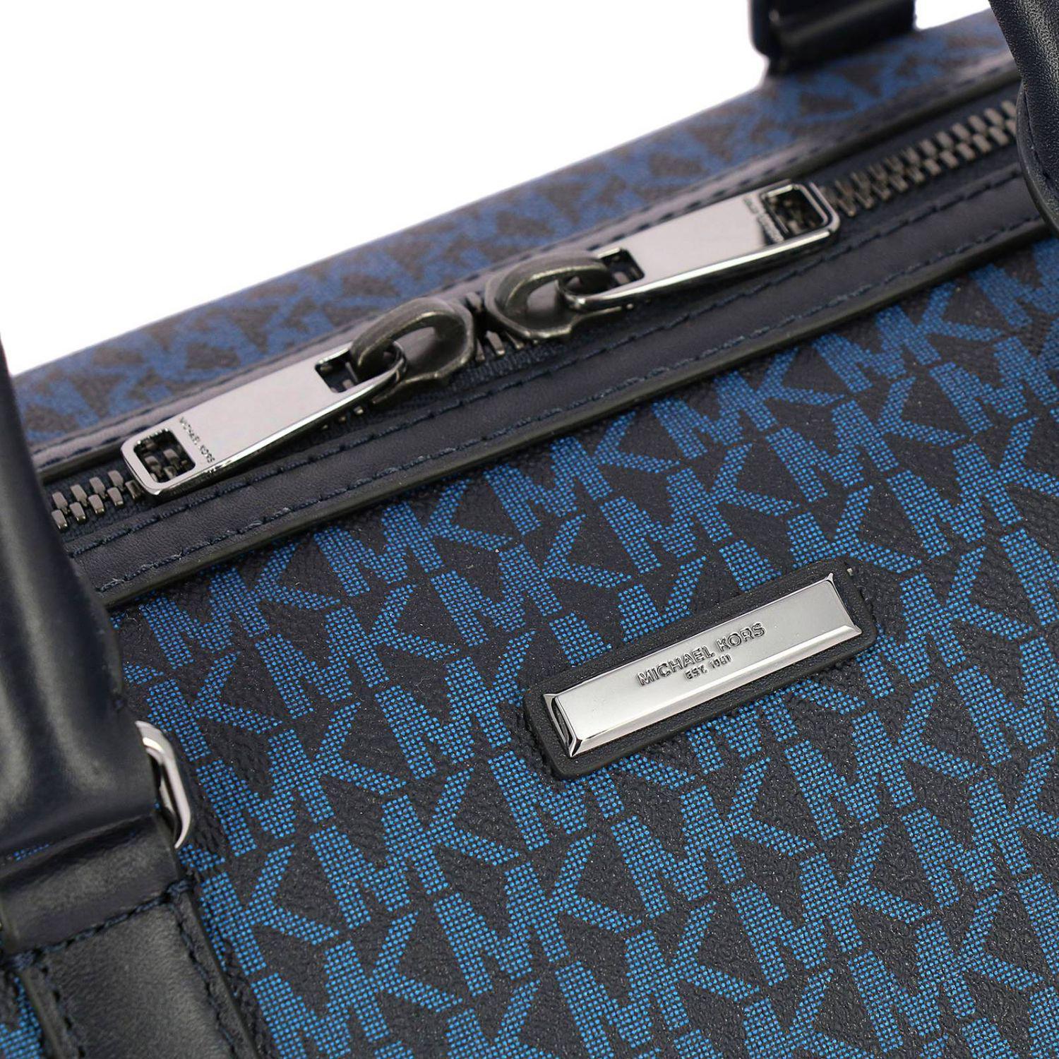 Michael kors sales laptop bag blue