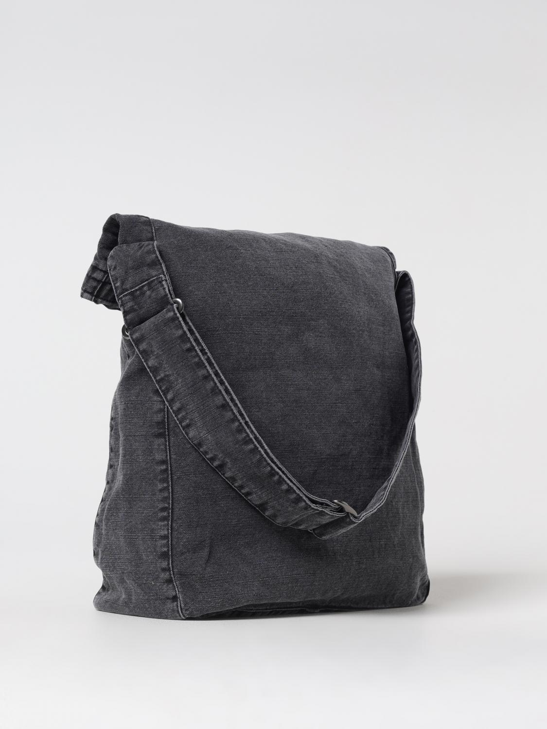 ショルダーバッグ OUR LEGACY Men Shoulder bag Blue A2258SS Malibu Sand Wash Our Legacy - Sling Bag Washed Black Denim