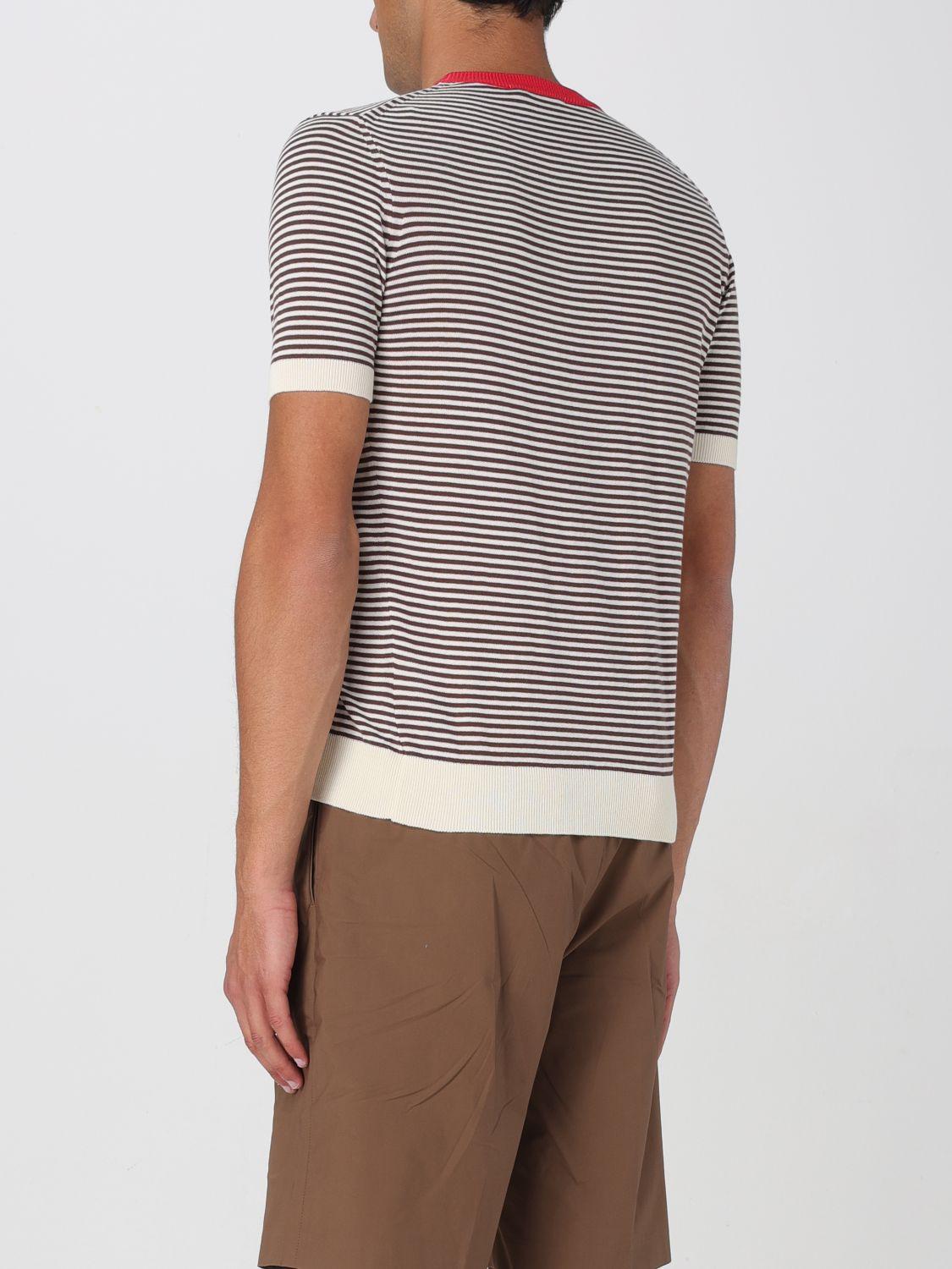 Tシャツ・カットソー DANIELE ALESSANDRINI Men Sweater LDA1SS25M013575 Blue Daniele Alessandrini T-shirts for Men | Online Sale up to 72