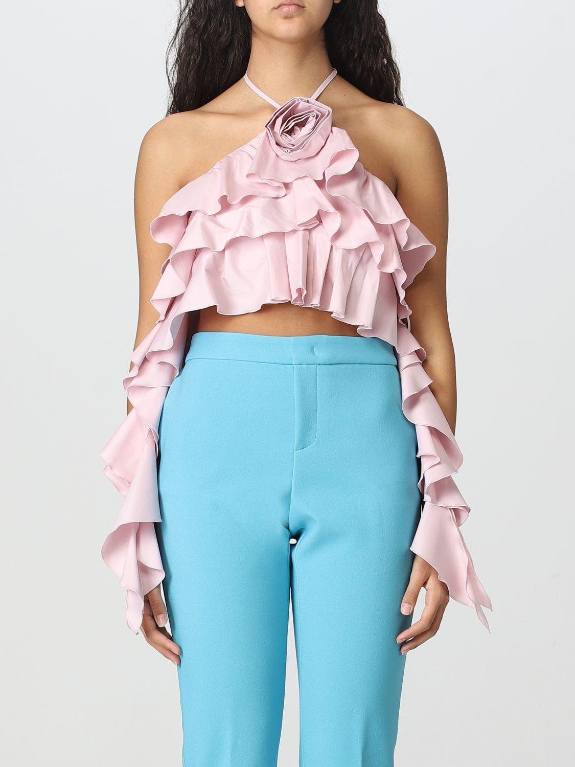 Blumarine Top in Blue | Lyst